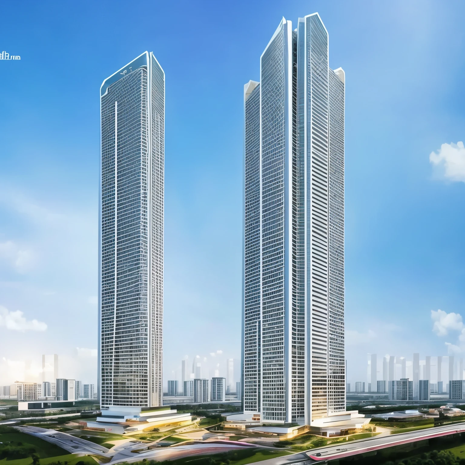 Al watsiq tower 500 meters in middle murung raya city