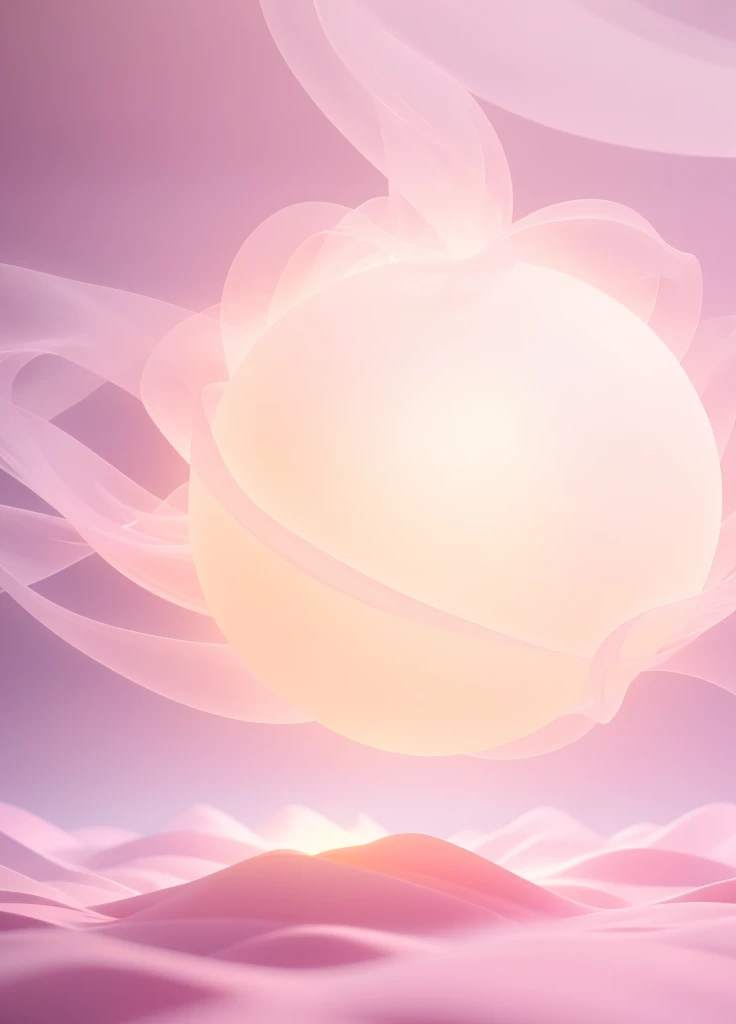 Pink soft light 4K, soft Volumetric lights, Blurry and dreamy illustration, Ethereal stills, soft Volumetric lighting, Soft shape, Blurry and dreamy illustration, Soft 3D rendering, soft numbers, soft blur and glow, soft internal light, light simulation, Volumetric light , Surrealism