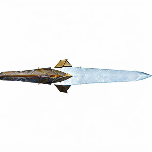white magic arrow Missiles, energy arrow from ice, sharp unformed energy missile, MagicItem_v1, (white background), fullshot
