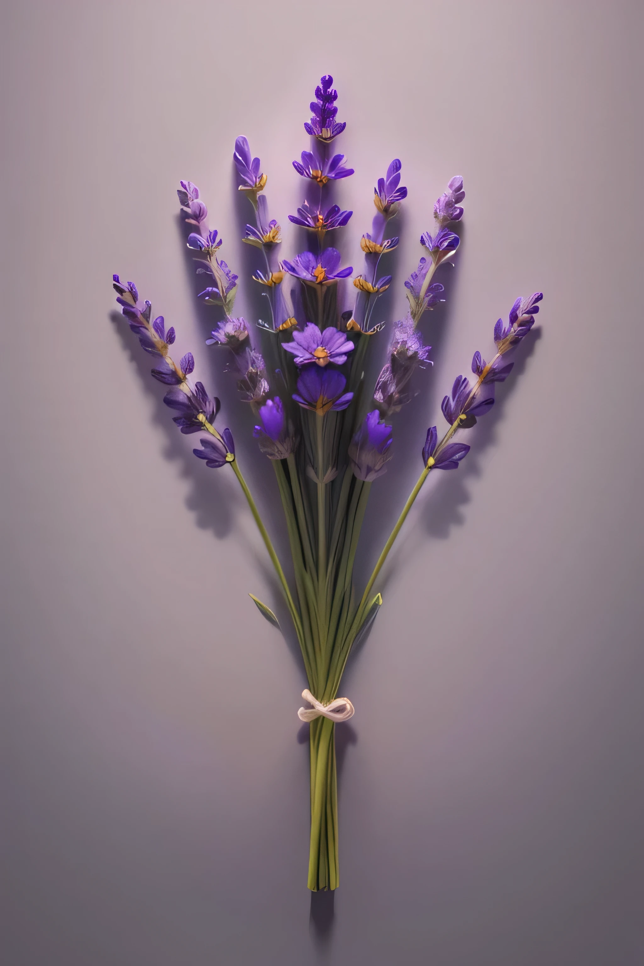 lavender, flower, floral, minimal art