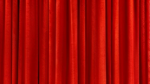 red drapes, luxury, flat background, texture, lighter color, Photo of a flat background. The theme is texture of Luxury Red Drapes Studio photo. Lighter color. --ar 16:9 --v 5.2