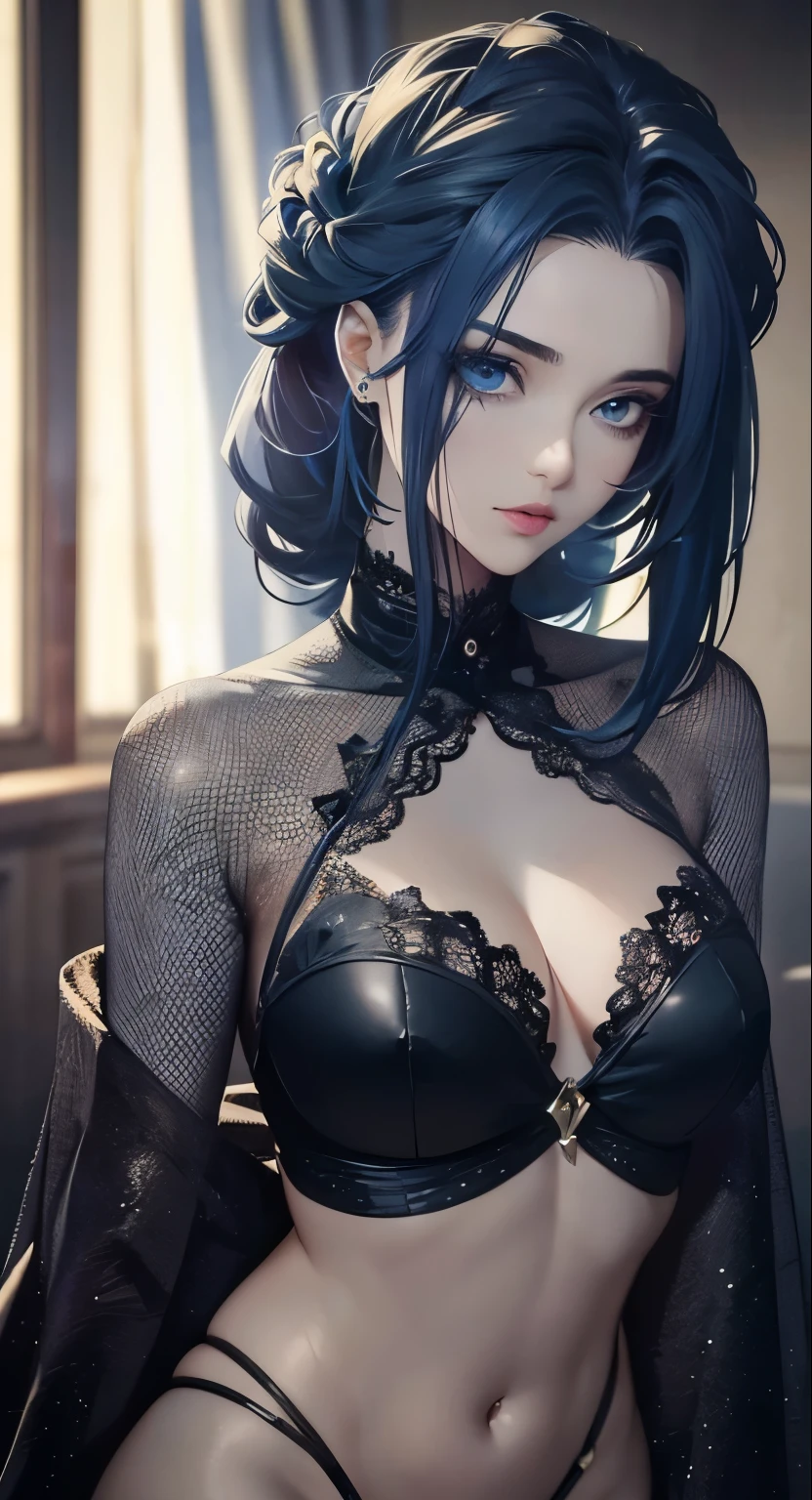 (best quality,4k,8k,highres,masterpiece:1.2), ultra-detailed, (realistic,photorealistic,photo-realistic:1.37), sexy woman, elegant hairdo, sari, sapphire necklace, pale skin, light eyes, blushing, amazing body, hourglass figure, hands resting on hips, vivid colors, portraits, studio lighting, sharp focus, beautiful detailed eyes, beautiful detailed lips, longeyelashes