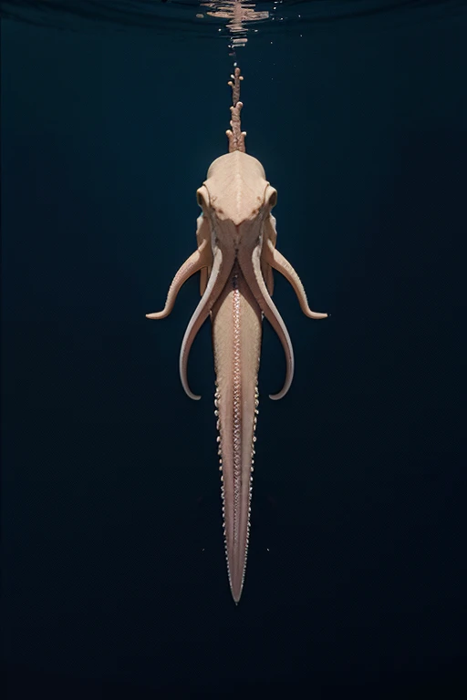 a squid,