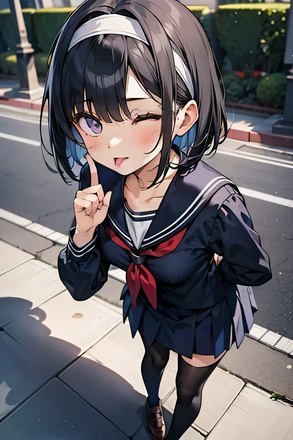 stick your tongue out of your mouth,