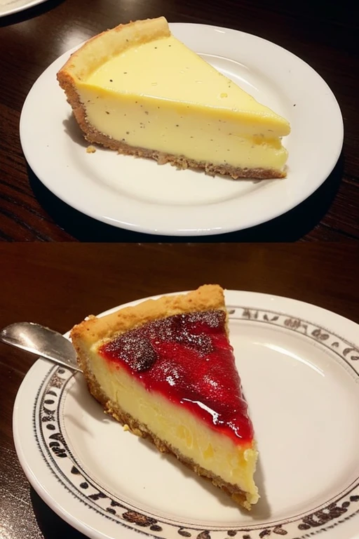 Prompt: delicious cheese cake with cheese