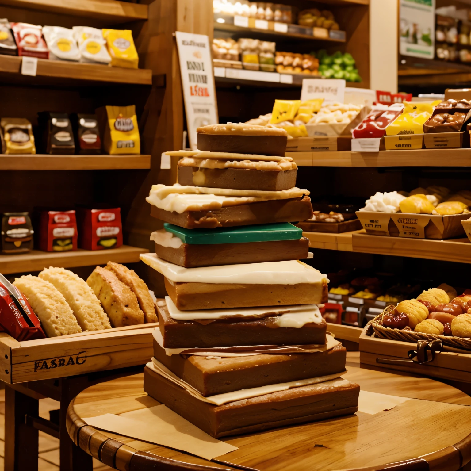 Food product advertising