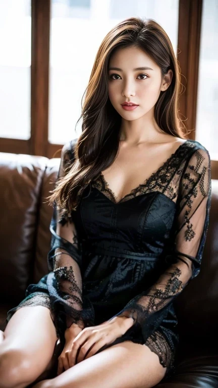 (Highly detailed beautiful face), (High quality and realistic texture: skin, hair), 1. woman, Supermodel, , Perfect Anatomy:1.37, woman, (風に舞うhair), ((Ultra High Definition Ultra High Resolution:  Big Breasts、Cleavage、Saggy breasts、,  ((Ultra high-res Realistic eye, crisp and sharp, Absurd quality, Not blurry:1.3)), (([eye|eyehadows]:[brown|pink])), 対称的なeye, Thin lashes, Sharpen your eyebrows, ((Detailed pupil:1.4)), ((品質に対する鋭いeye:1.2)), (Long eyeliner), (pinkの口紅:0.8), (Detailed nose:1.2), Perfect composition, (tired, Sleepy and satisfied:0.0), (Beautiful Lips:1.33), (Great nose:1.2), (Large breasts:1.21), super detailed nipples、Beautiful areola、