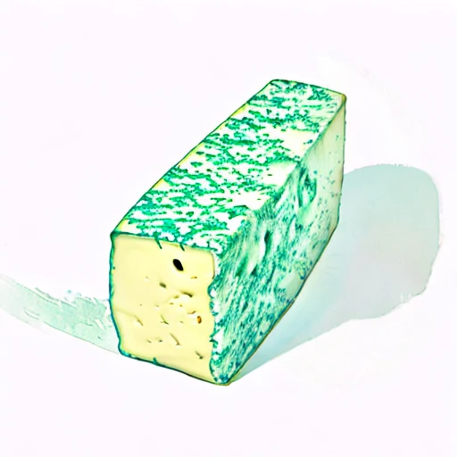 Blue Cheese Of Cure Disease - When eaten this cheese will cure any disease, MagicItem_v1, (white background), fullshot