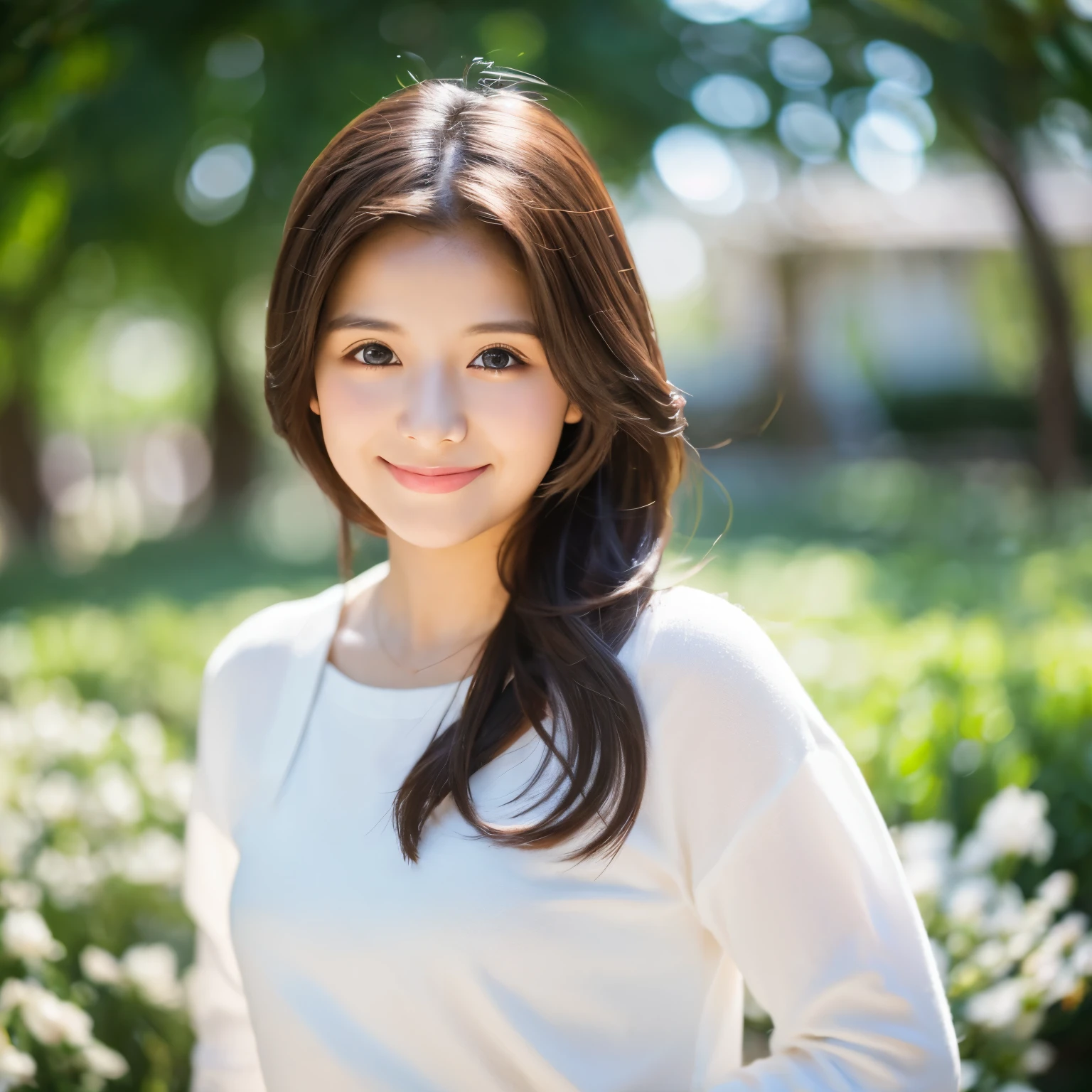 Bright, white, beautiful, beyond blurred background