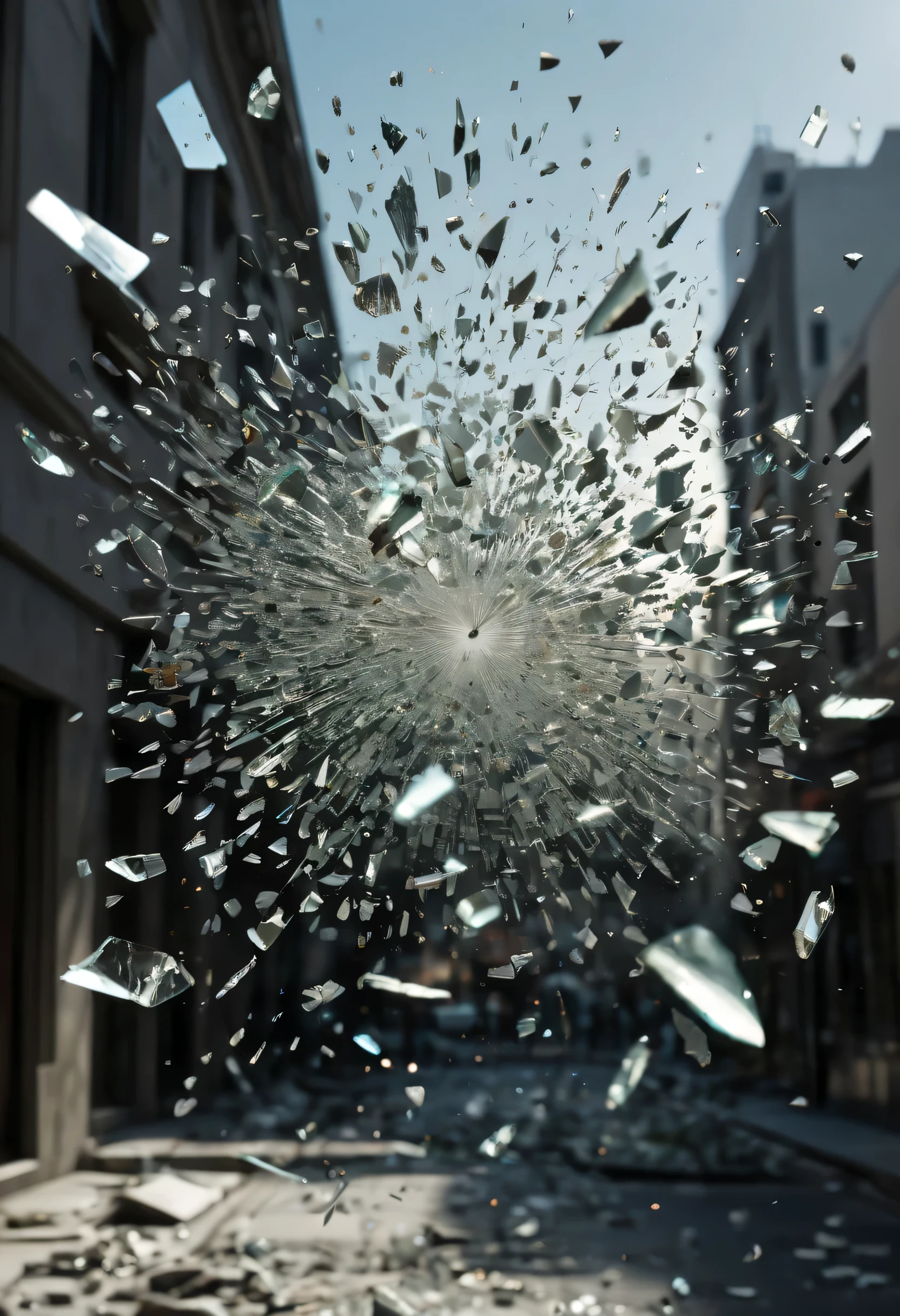 (best quality,Super detailed,actual:1.37),bullets flying in the air,破shattered glass. Instant capture,刺穿Glass shards,cracked windows,Glass shards,Time freezes,Detailed bullet trajectories,Dramatic impact,散落的Glass shards,There are debris in the air,hover bullet,endless movement,broken reflection,slow motion freeze,high speed capture,dynamic chaos,Precise timing,unstoppable power,destructive forces,shattered glass,explosive energy,易碎的shattered glass,glass explosion,层叠的Glass shards,broken beauty,shower debris,shimmering Glass shards,Suspended in the air,dance clip,有色Glass shards,refracted light,moving rapidly,translucent fragments,window fragments,broken elegance,mesmerizing destruction,Homem-Imponente,unforgettable moment,Multiplying Impact,lift the hidden veil,Pierce the void,eternal break,Violent collision,unstoppable dynamics,ephemeral fragments,abstract yet concrete.