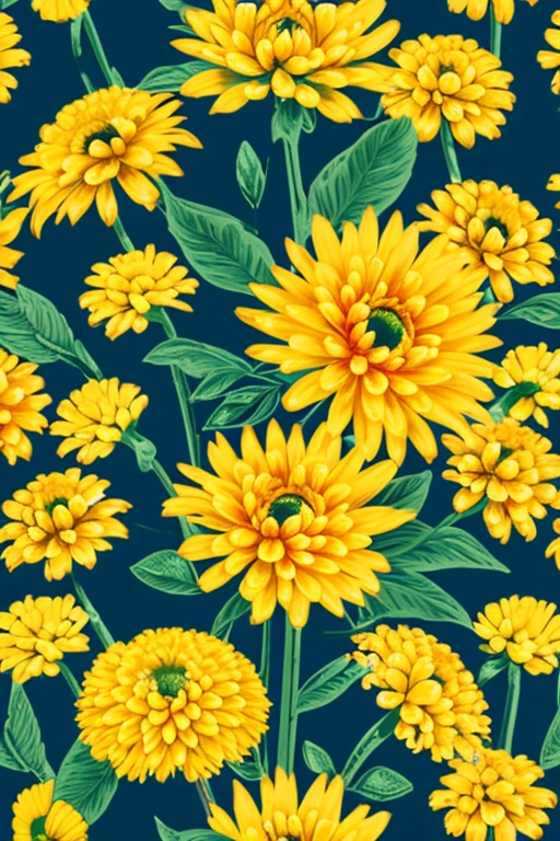 chrysanthemum、yellow、beautiful