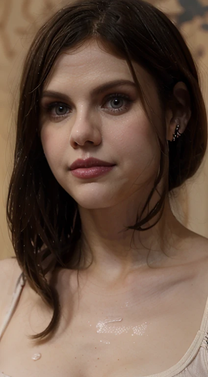 alexandra daddario nue avec du sperm sur le visage