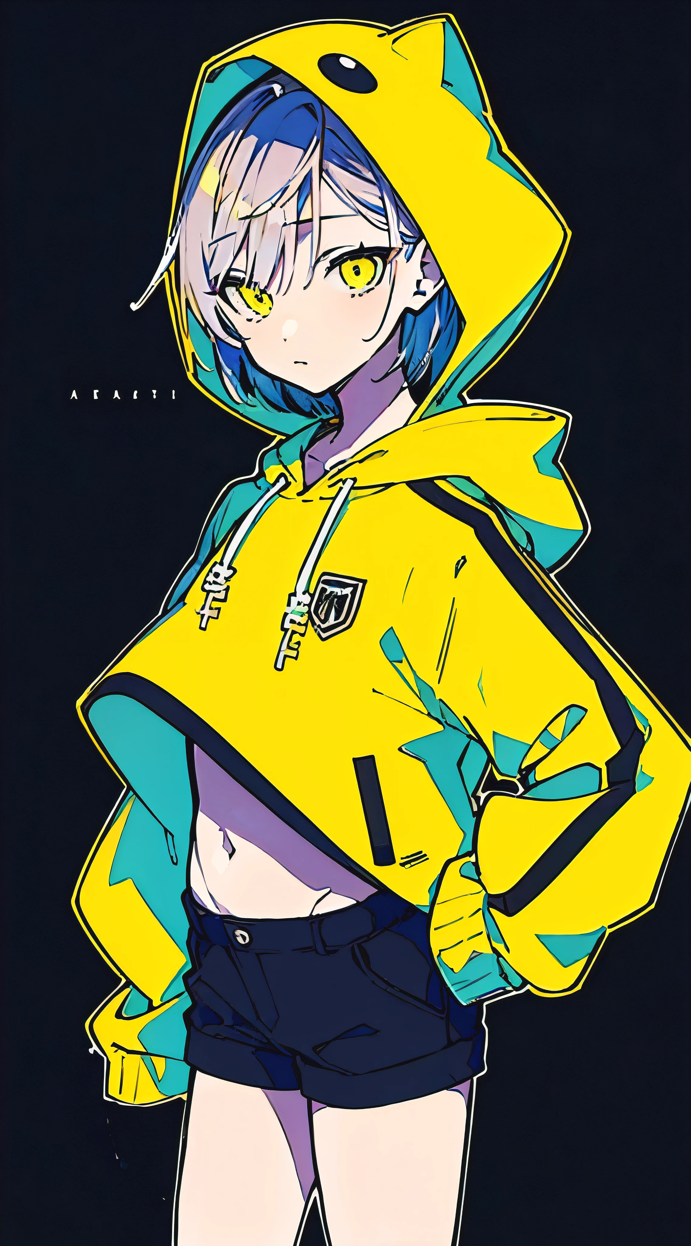 black background
