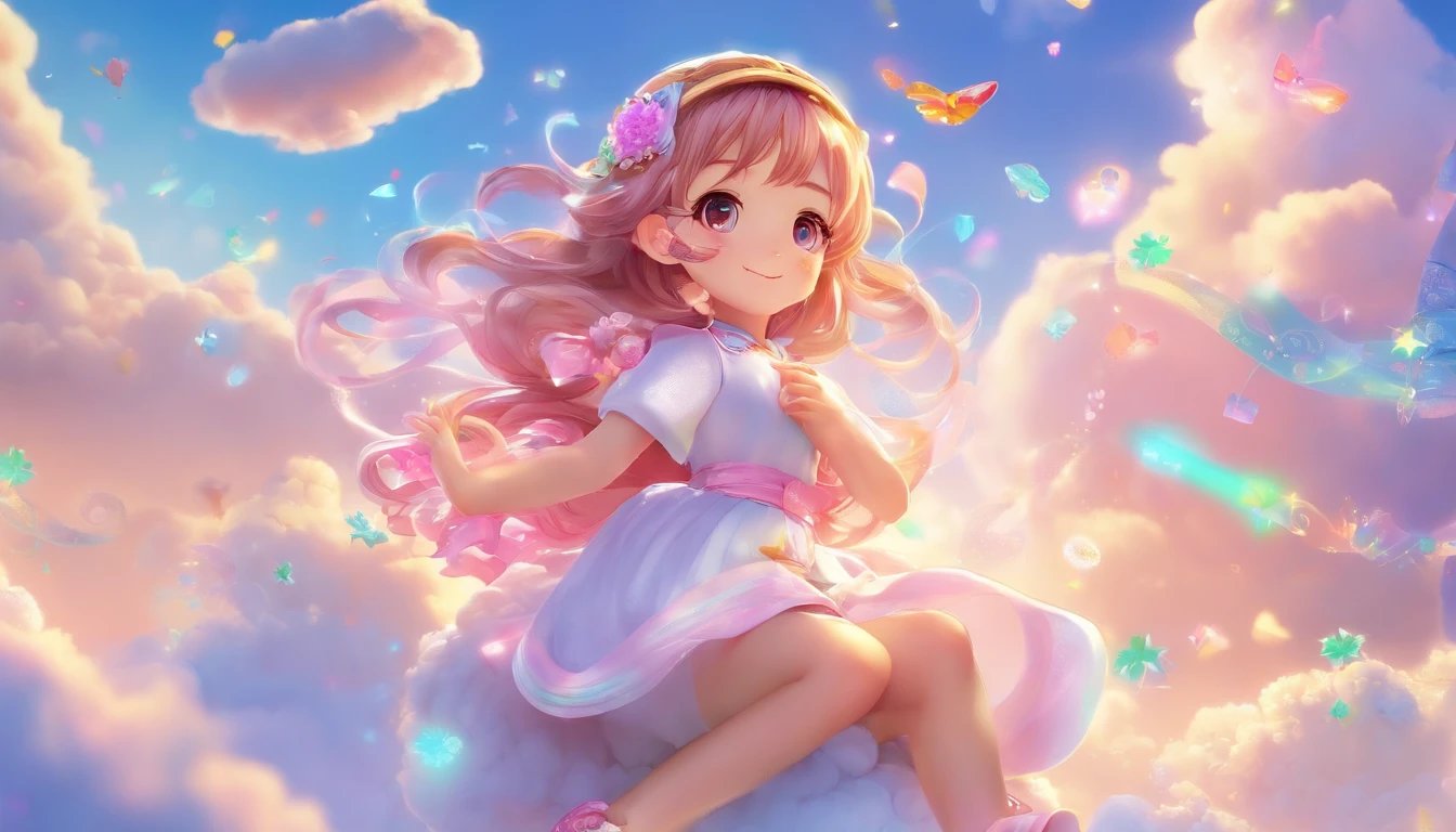ecstasy ,Thousands of people floating in the air,Standing on the Clouds, Thousands of people dressed in white., Raise your hands and sing praises to God.. The scenes are beautiful and surreal.. (best quality, 4k, 8ก, high resolution, Masterpiece:1.2), Very detailed, (realistically, realistic, realistic:1.37), portrait of, bright colors, The studio lit up., Sharp focus, Physics-based rendering, คำอธิบายรายVery detailed, Bible Topics, Great atmosphere, glowing light.