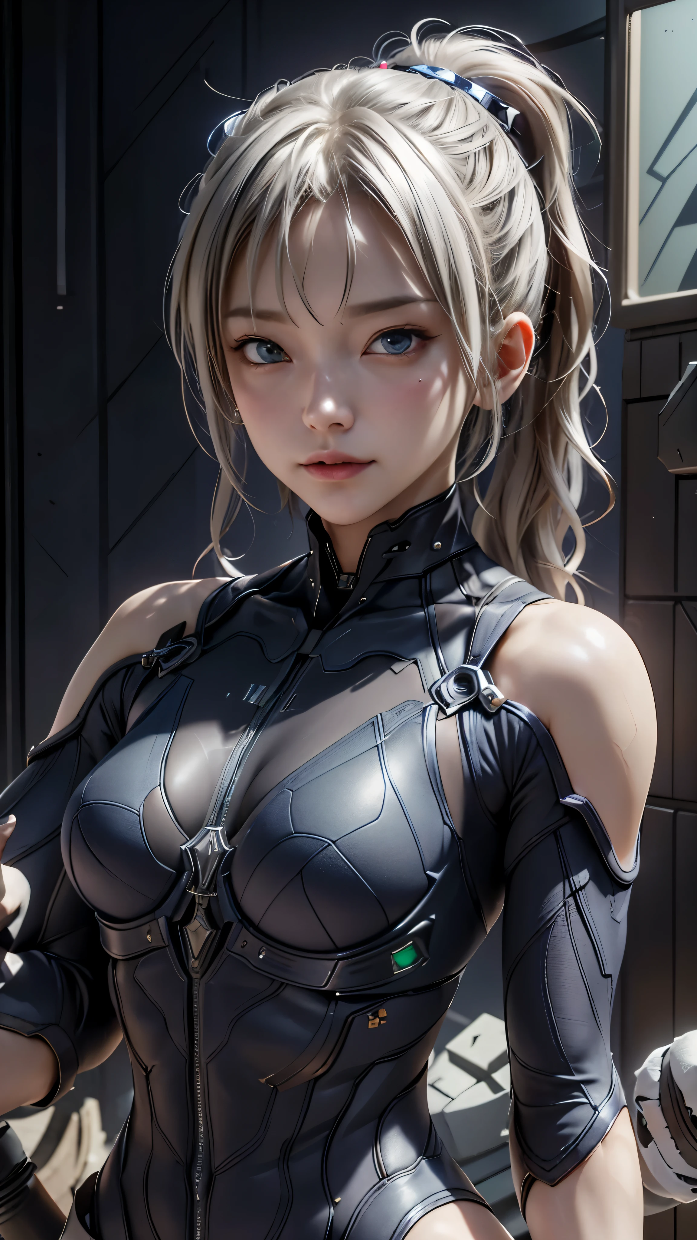 ((highest quality)), ((masterpiece)), (be familiar with:1.4), 。.。.。.3D, beautiful cyberpunk woman image,nffsw(high dynamic range),ray tracing,NVIDIA RTX,super resolution,unreal 5,scattered below the surface,PBR texturing,Post-processing,anisotropic filtering,written boundary depth,maximum clarity and sharpness,multilayer texture,Albedo and specular maps,surface shading,Accurate simulation of light-matter interactions,perfect proportions,octane rendering,two-tone lighting,wide aperture,Low ISO、White balance、Rule of thirds、8,000 students、(())(((White and navy blue clothing)))(((blonde)))