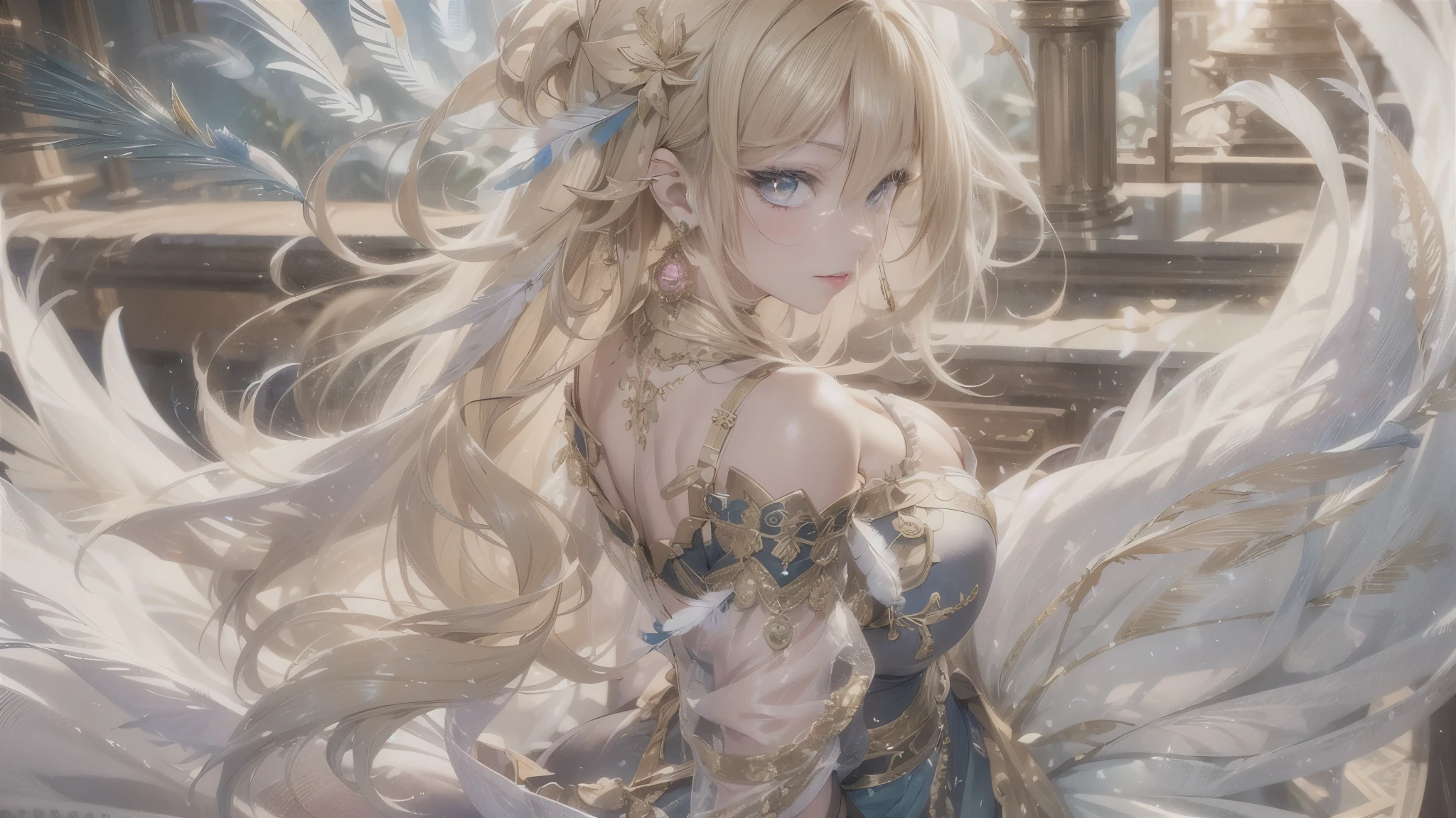 去最高のmasterpiece、beautiful美しさ, 3D two-dimensional, rich, blonde, skirt, stockings, high heels, poison、star、star、(Highly detailed CG Unity 8K wallpaper),(masterpiece), (最high quality), (Super detailed), (best work),(best shadow), (sharp eyeliner, eye shadow, fine eye:1.1), (超High resolution,realistic,最high quality,realistic),(8K,RAW photo,最high quality,マstarプル),mature woman、sensual curves、huge breasts、thighs、bubble、お尻のmasterpiece, 最high quality, Super detailed, full body shot, mature woman, beautiful mature woman, nightgown and underwear, enchanting smile, thick lips, Chubby lips, blush, looking at the viewer, provocative expression, beautiful髪型, cleavage, Plump、curvy hips、attractive face、sexy lingerie、an inviting gaze、Expression of emotions、Lewd underwear、(((erotic see-through lingerie set)))、Standing position、gorgeous accessories 、big breastsの女性, bare shoulders, golden hair, colored feather, metal ornaments, colored flowers, particle, light, (masterpiece, 最high quality, 最high quality, official art, beautiful and aesthetic:1.2), (1 girl:1.3), very detailed,(fractal art:1.1),(colorful:1.1)、(flowers:1.3),most detailed,(zentangle:1.2), (dynamic pose), (abstract background:1.3), (shiny skin), (lots of colors :1.4), ,(earrings:1.4), (feather:1.4),masterpiece, 最high quality, Super detailed, 30~40 years, full body shot, beautiful 、various hairstyles,gold headband,plump breasts,beautiful butt,greek clothing,Tulle covers the breasts,perfectly proportioned, detailed clothing details,marble,god statue,cinematic lighting, film grain, 8K, masterpiece, Super detailed, high detail, high quality, High resolution,(((NSFW:1.2)))、exposed chest、Openwork decoration,(((see through dress)))、(((解剖学的に正しいbody))) , 最high quality, Super detailed, (((Lewd underwear)))、raise your butt, from below, (((R-18)))、Hakari、thighs, big breasts, Are standing, cowboy shot, blush, (((1 girl))), (masterpiece:1.3), (High resolution), (8K), (very detailed), perfect face, Nice eye and face, (((最high quality))), (Super detailed), detailed face and eye, (alone), High resolution、beautifuleye,(((sexy pose)))、(((整ったbig breasts)))、((beautiful eye))、luxury、(((超High resolution)))、(((detailed description)))、(((ぽっちゃりbody型)))、(((解剖学的構造に一致したbodyの部位)))、beautiful長いまつ毛、バランスのとれたbody型,2 feet、Just the right size for your legs and arms、Fishnet tights、glamorous、(((Clear white and black eye)))、lipstick、Sparkling、(Undistorted face, eye, body)、jewelry、gem、(長くカールしたbeautifulまつ毛)、(((バランス良いbeautiful胸)))、(transparent, Exquisite skin:1.2)、(((完璧なglamorousボディー)))、actress face、Super beautiful、cute smile、Healing beauty、Flower shower、完璧なeye、realistic depiction、super sexy、shiny、glamorous、double eyelids、Good dark compensate、compensate、ぼやけていないeye、Plump face、cute face