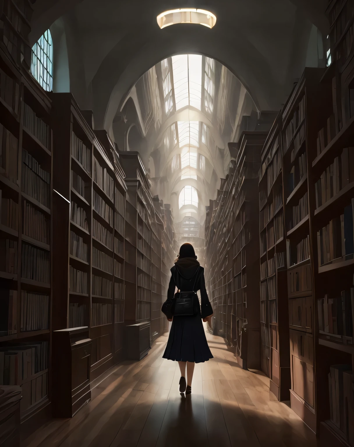 masterpiece、super fine、（Library in another world）、vector art