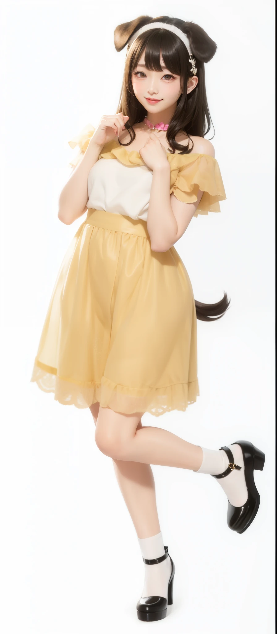glamorous、cute、dog ears、