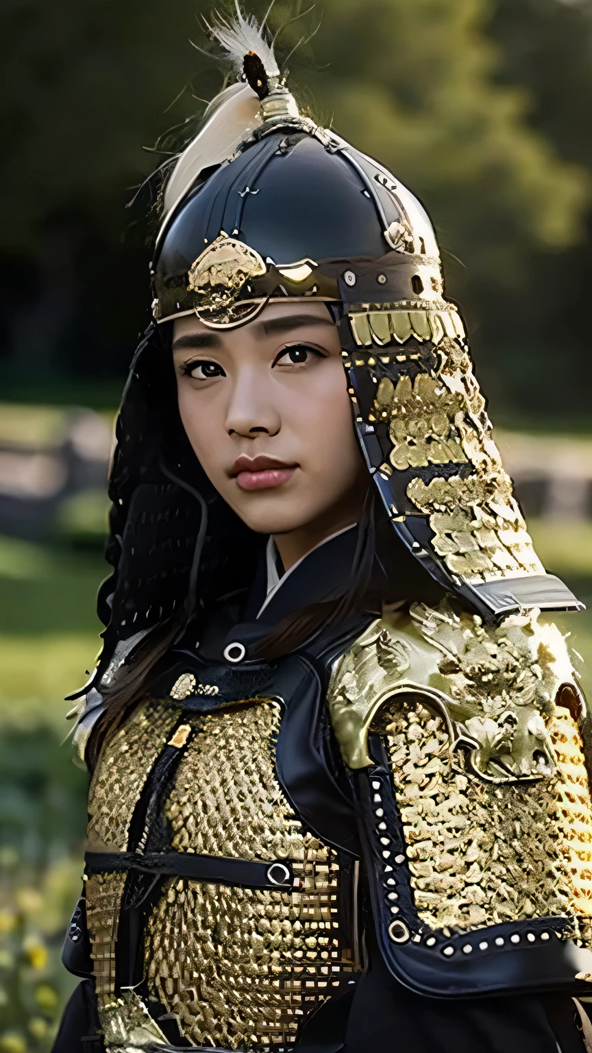 [ : (high detail face)], (Pure Eros Face in 1:0.8), ((Body Portrait)), pores, real skin, (black hair), Ancient headdress, hairpin, affectionate eyes, shining eyes, beautiful scene, Shadow, Backlight, Cinematic perfect light with soft natural volume, film grain, Zukzia, chinese armor, sword, Architecture of China, grassland, wood, sexy, masterpiece, 最high quality, high quality, High resolution