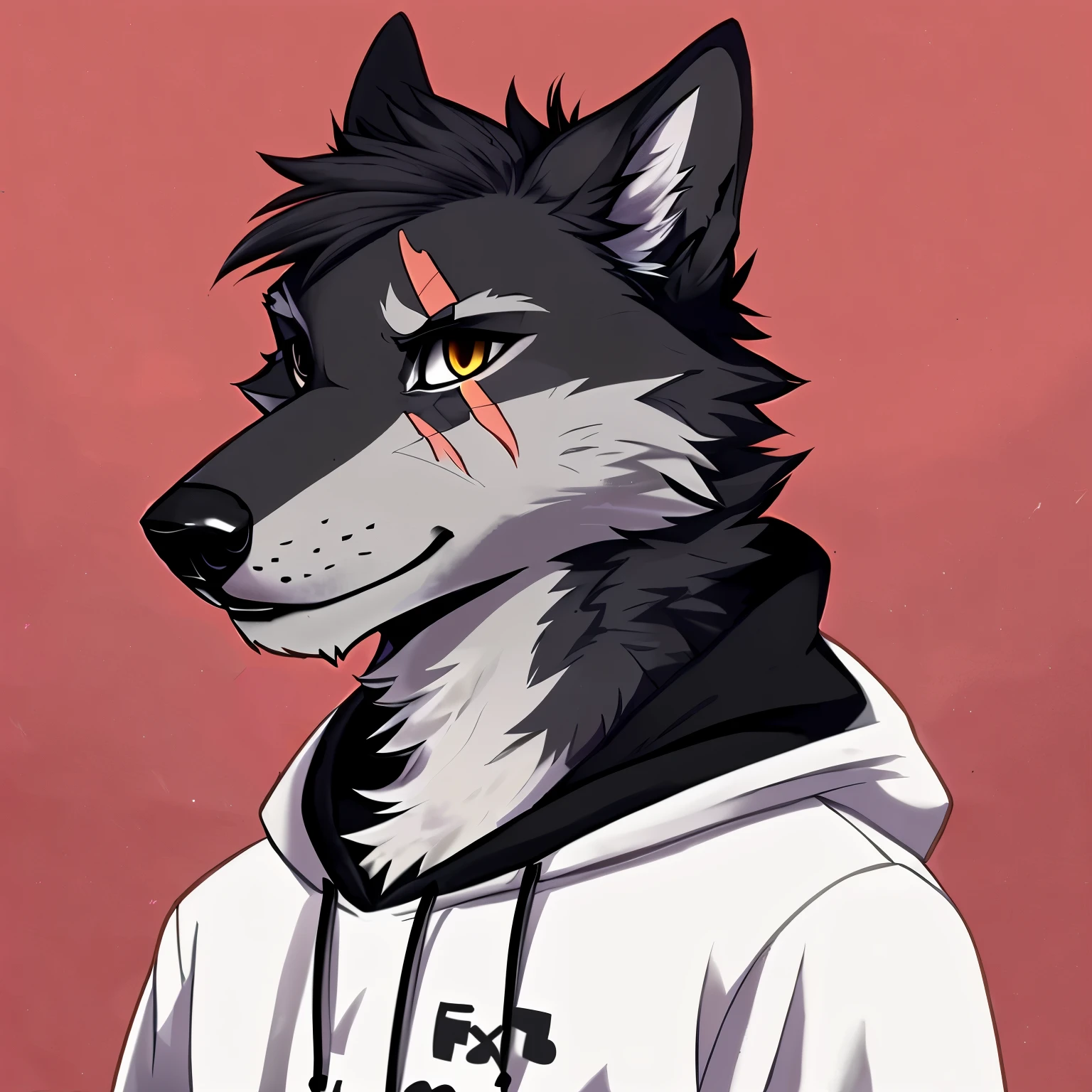 Furry with hoodie fashion