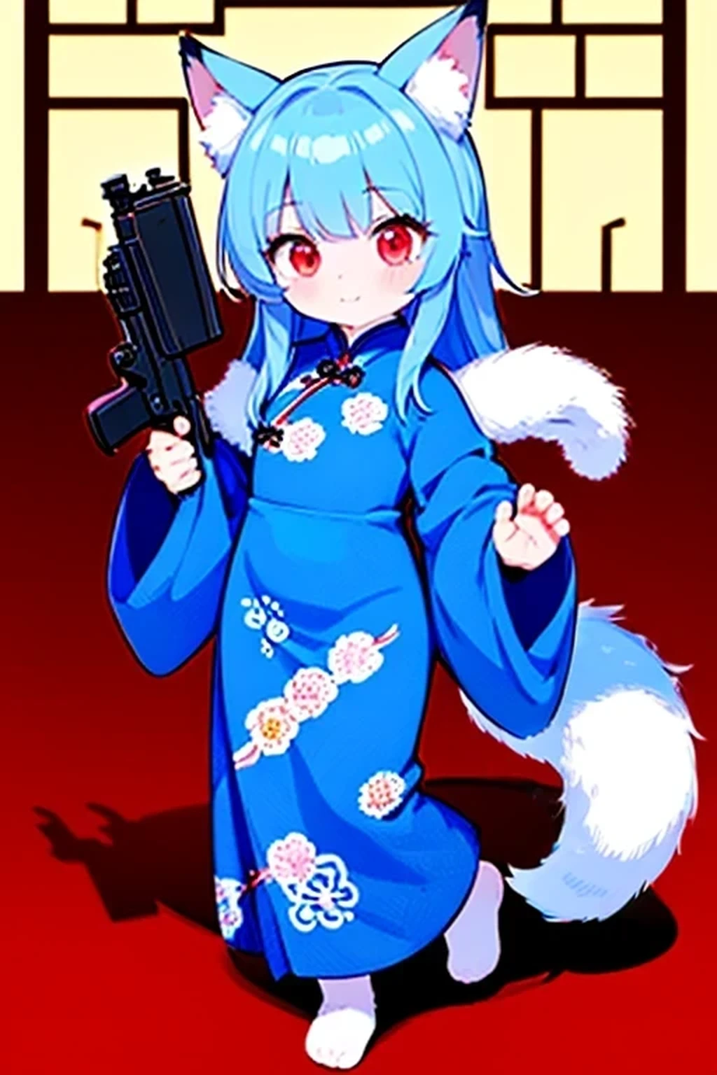 Big blue tail