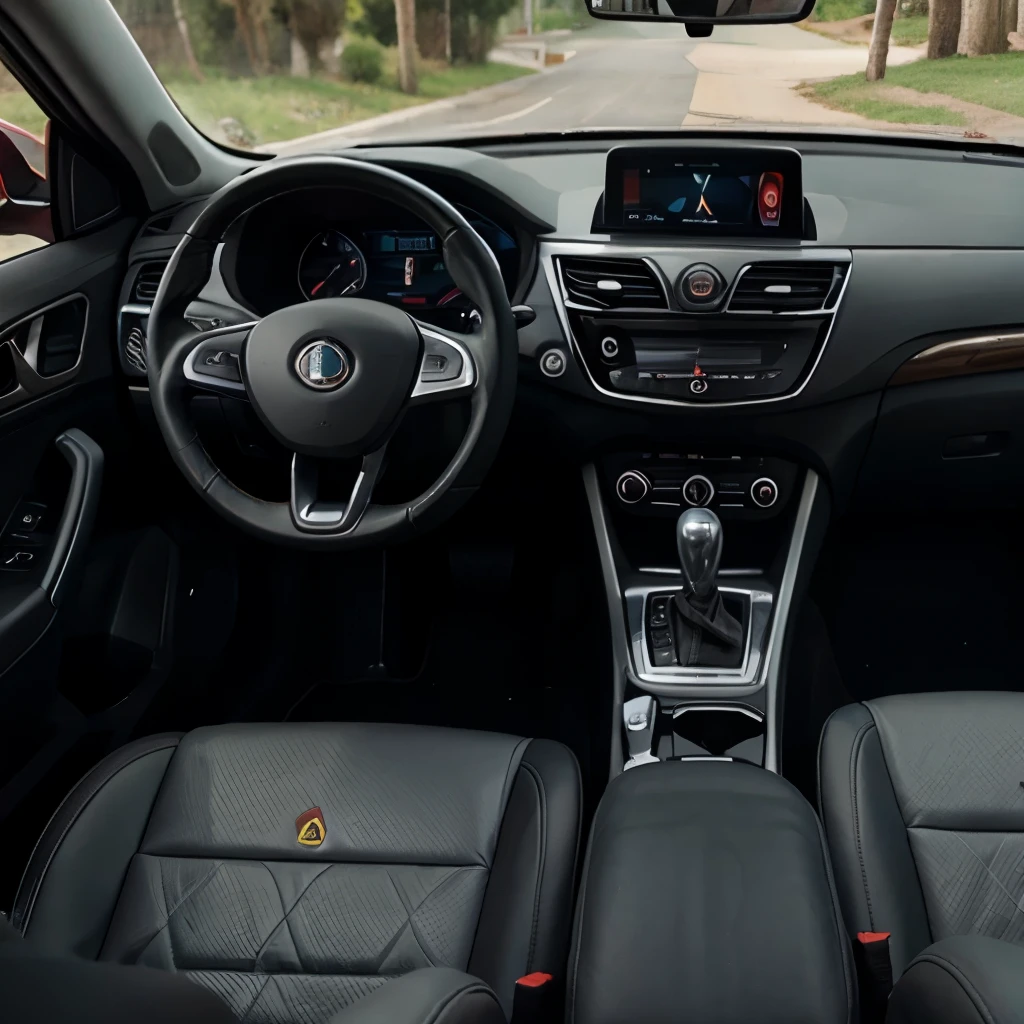 Dashboard of car