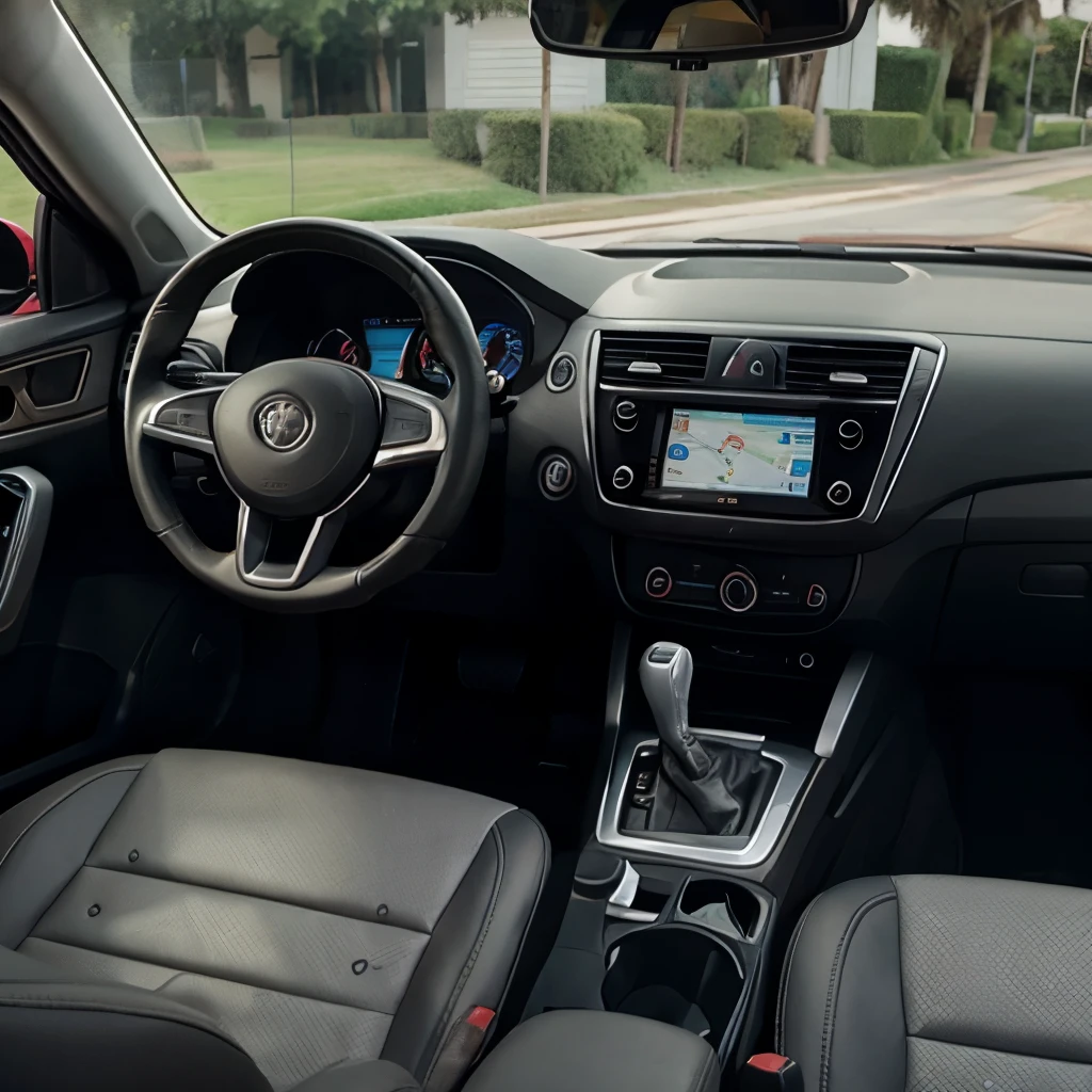 Dashboard of car