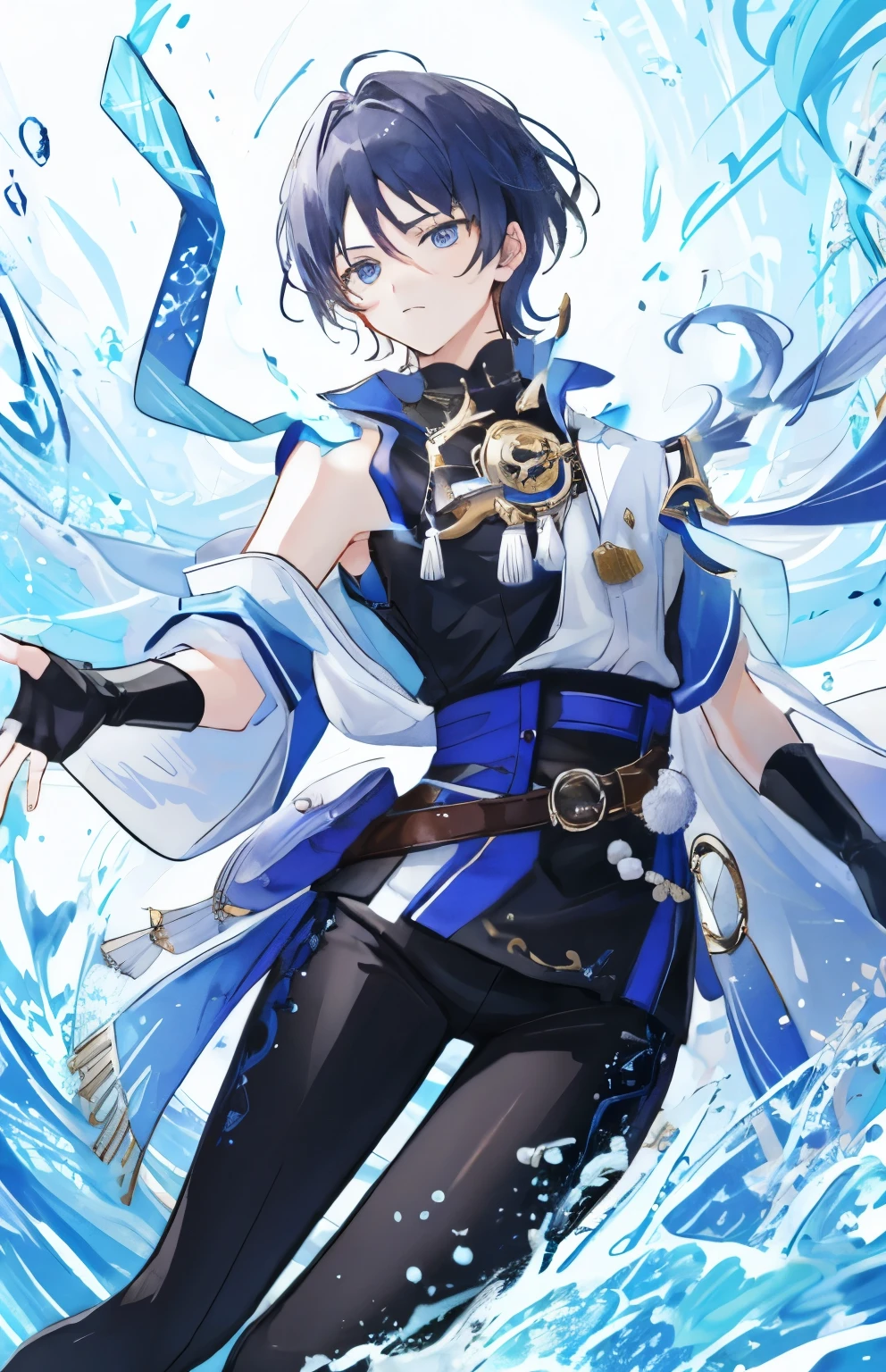 A 16-year-old boy，a man
