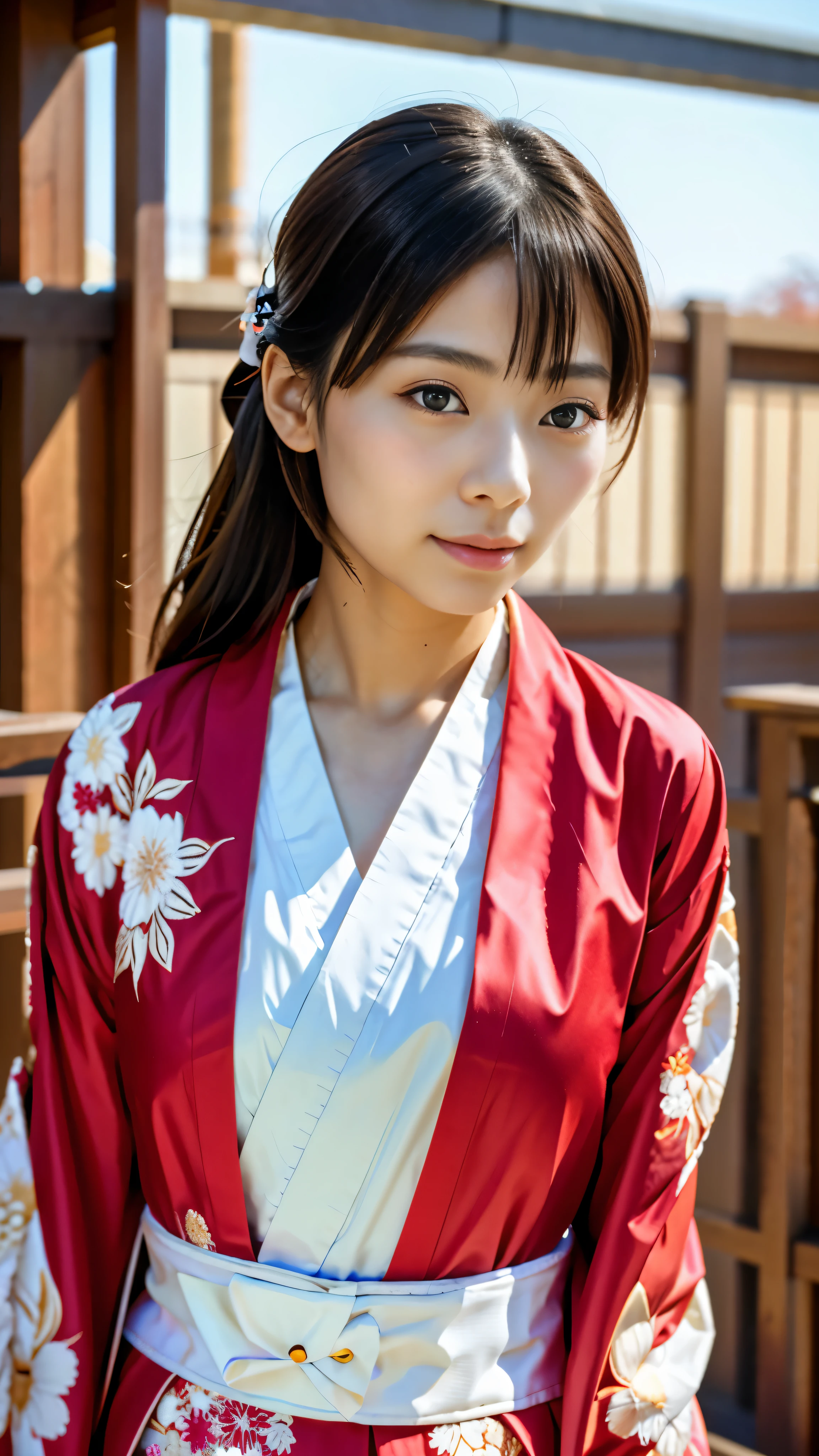 genuine、8K、Arafe Asian girl wearing a kimono, in kimono, Japan s, like々しいjapanese girlの, traditional japanese, in kimono, japanese girl、gorgeous bare skin、Kuroko around the eyes、close up of face:1.2、 wearing a kimono, japanese kimono, Japanese style, wearing a kimono, wearing royal kimono, japanese woman, shikamimi, 美しいjapanese girlの顔