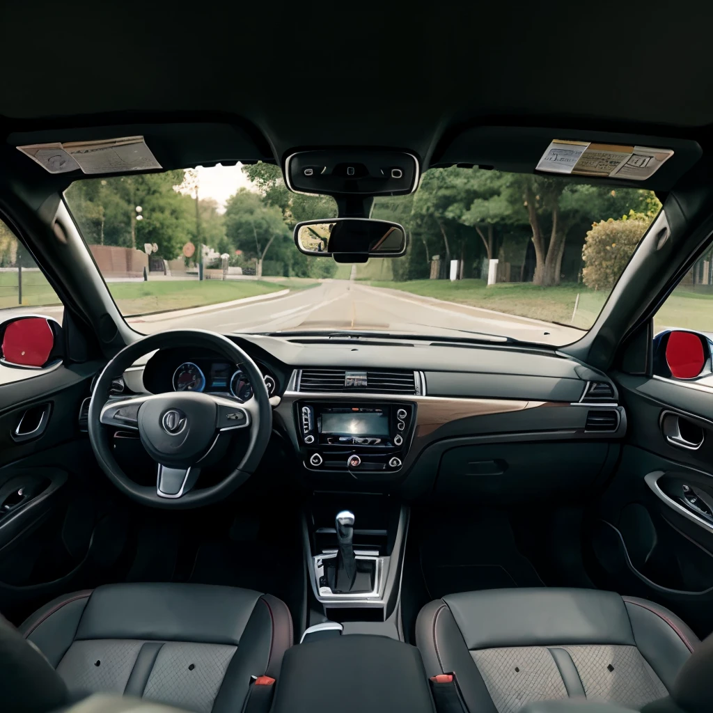 Dashboard of car