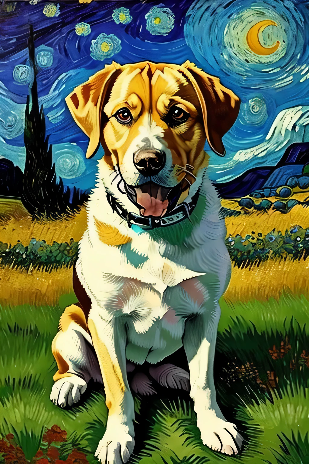 Arte Van Gogh, cachorro