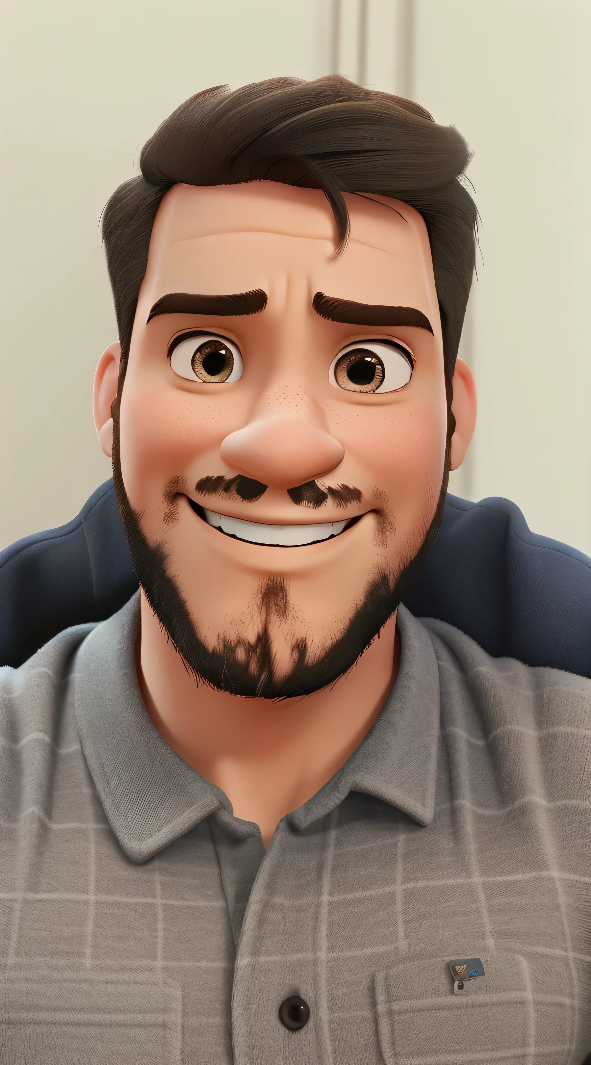 um homem estilo disney pixar, alta qualidade, melhor qualidade