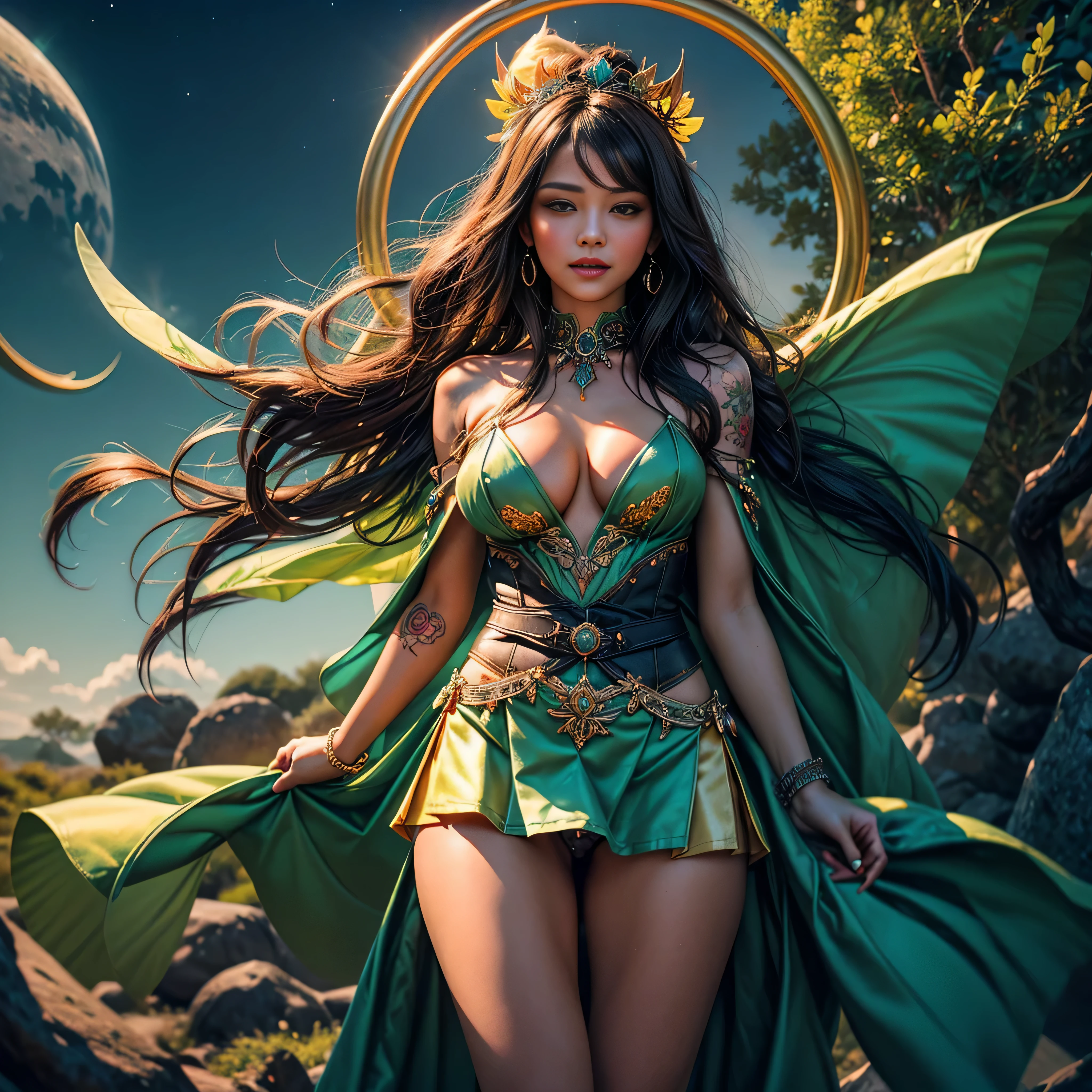 Sun Galaxy Stars galaxycolor Nebulae spacious Nebula starry_sky moon hyper sunset panoramic moonrise epic moonshine "((Innocent)) girl, golden hour, dreamy meadow, ethereal, whimsical, flowing dress, soft sunlight, enchanting, butterfly Monarch, (pastel clouds), liquid reflections, unrealengine5 ultra Cinamatic_moonlight ultra_high-def Masterpiece deep path equirectangular ultra_high-res meticulously intricate analogique ultra_photo-realistic ultra_high-quality ultra_high-details optimal accurate cgi vfx sfx reflex 3dcg max radiant vivid color-coded extreme improved Octane_rendered UHD XT3 DSLR HDR romm rgb pbr 3dcg fxaa blay fkaa txaa rtx ssao enhanced ultra_sharpness Will-o'-the-wisp iota symmetrical walking dazzling 🎈🍦🍹((tanned skin:1.3)buffbody(fit body:1.3)top(heart-shaped crotch tattoo:1.3) athletic epic Diva😘Native dreads african👩obvious agate perfect ecstatic cheekbones effects reddened embarrassed gorgeous (Bright epic Eyes, Bright epic Eyes) ultra beautiful_Eyes Black Brown Turquoises Sapphires lazuli Open Mouth Teeth Smile tongue_wet howling 🎀👗⚜👒 cadena pilot Jacket Floating fringe Pearls Eccentric Cape Levitating Shoulders-Off white dentelles clavicules papillotes reveal breasts felt satin orange corsait yellow spinel thick leather skirt silk assortie amples navel revealing heart belt❤ crux pubic scarlet pubis-hairy obvious indigo Size shorts bracelets triskel silver padlock Gold thighs legs garters Gothic👡inox💅)🎪🎢🎡🎠 opal kindegarden Forest Beholder ruby chrome Hearth flat bands emerald plasma Tourmaline Earth lava magic summon monster viceroy invocation creature conjuration monarch flowering butterfly floraison "Heavy Metal" chef-d' reflection Sunlight luminescence volumetric lightning contrast global illumination saturate incandescent Crystalline Sundrop tatoo naked nsfw varied multi etc. zentangle tangle mandala entangle --v 6 --s 1000 --c 20 --q 20 --chaos 100