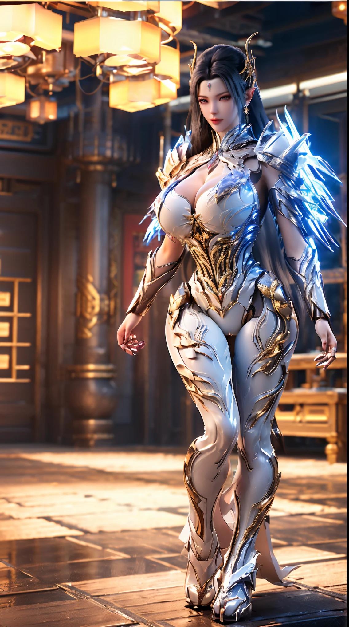 (3D REALISTIC), HUGE FAKE , (BEAUTIFUL), (WHITE, BLACK), (BLACK HAIR), DRAGON SCALE ARMORED GEAR, FUTURISTIC DRAGON MECHA SUIT, (CLEAVAGE), ((A PAIR LARGEST MECHA DRAGON 2 WINGS)), (SKINTIGHT YOGA PANTS), (TALL LEGS), FRONT, (STANDING), SLENDER SEXY BODY, MUSCLE ABS, UHD, 8K, 1080P.