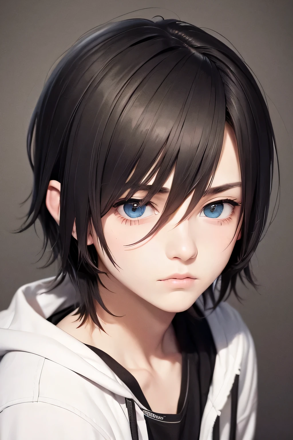 male, young adult, emo, cute, soft, dark, edgy, sad, portrait