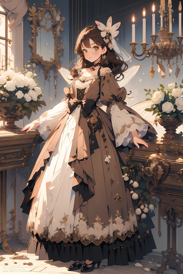 (masterpiece:1.2), best quality,PIXIV,fairy tale girl, 1 girl, blue hair, blue eyes, blue dress, lolita fashion