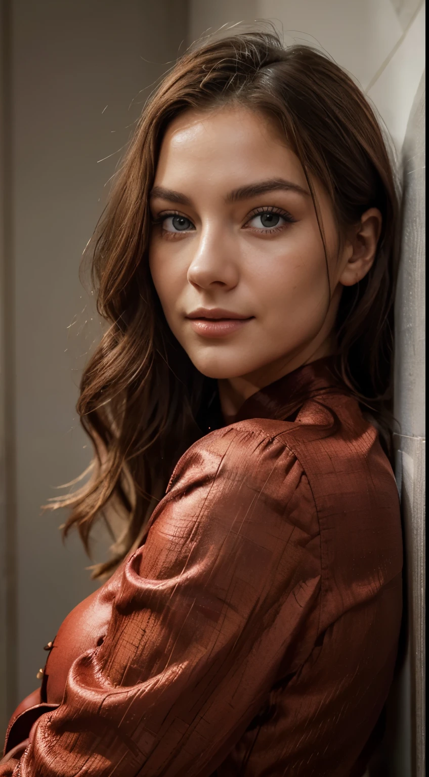 Tischplatte, best quality), ultra-detailliert, Fotorealistisch, rothaarige Frau,  lockiges rotes Haar, green eyes,  very long hair, perfect face, Seductive smile, beautiful detailed eyes,beautiful detailed lips,extrem detailliertes Gesicht,weiche Haut,Delicate facial features,leicht hochgezogene Augenbrauen,Naturally glowing complexion,dezentes Rouge auf den Wangen,definierte Kieferpartie,verbesserte Wangenknochen,thin,lange Wimpern,Dreamy look,Mesmerizing smile,lebendige Augen,bunte Iris,durchdringender Blick,fine lines and wrinkles,geschmackvoll gealtert,ausdrucksstarkes Gesicht,starker und selbstbewusster Ausdruck,elegante Gesichtsproportionen,graceful and mature facial features,Of course beauty,charmantes und raffiniertes Gesicht,fine strands of hair,captivating beauty,polierter und raffinierter Look, Sensationelle Posen, Suggestive Pose, Quality)), ((Meisterwerk)), (detailliert), perfektes Gesicht, perfect body, full Body clothed, sporty look, hot pants
