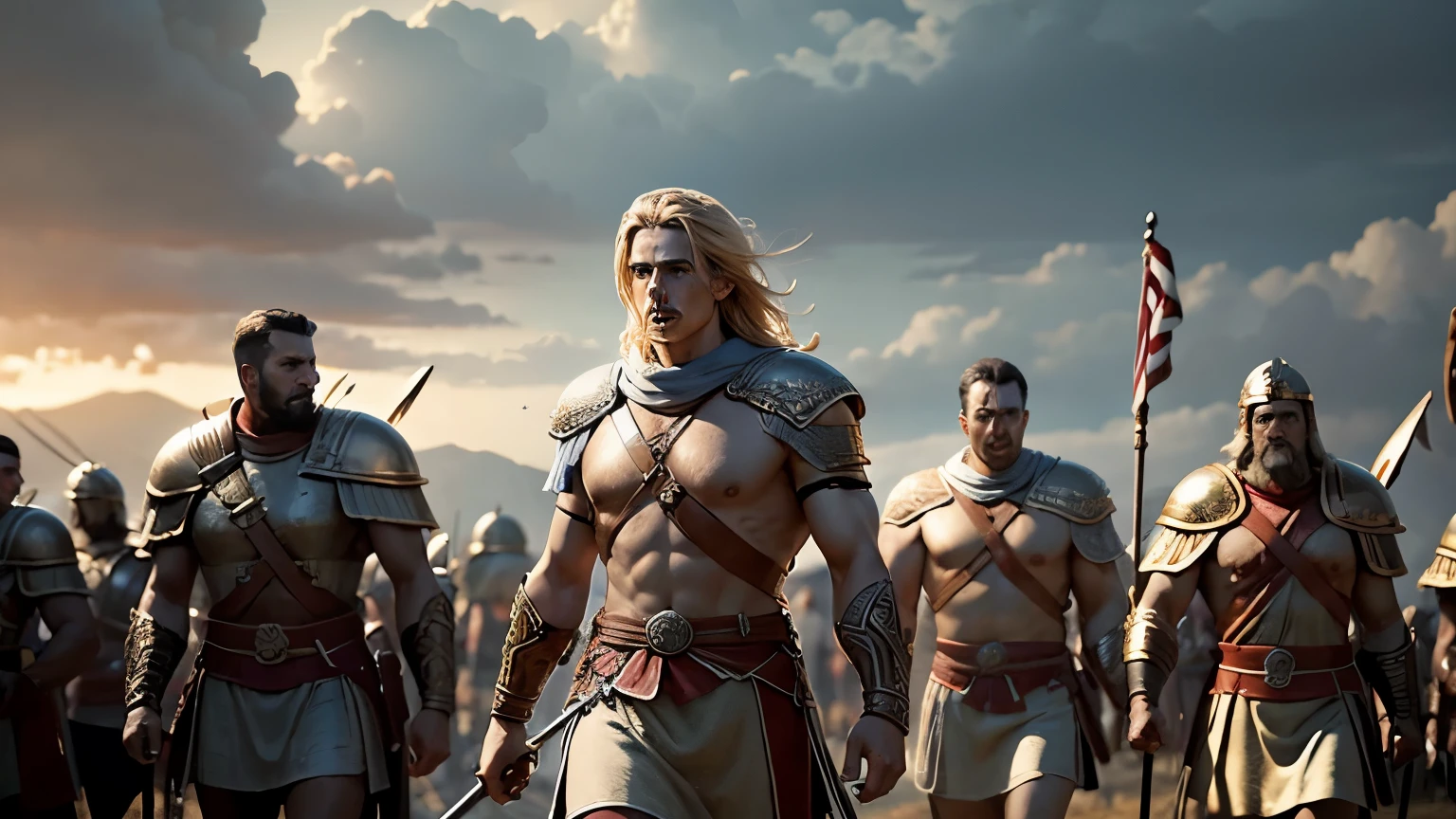 a Greek army led by the legendary warrior Achilles