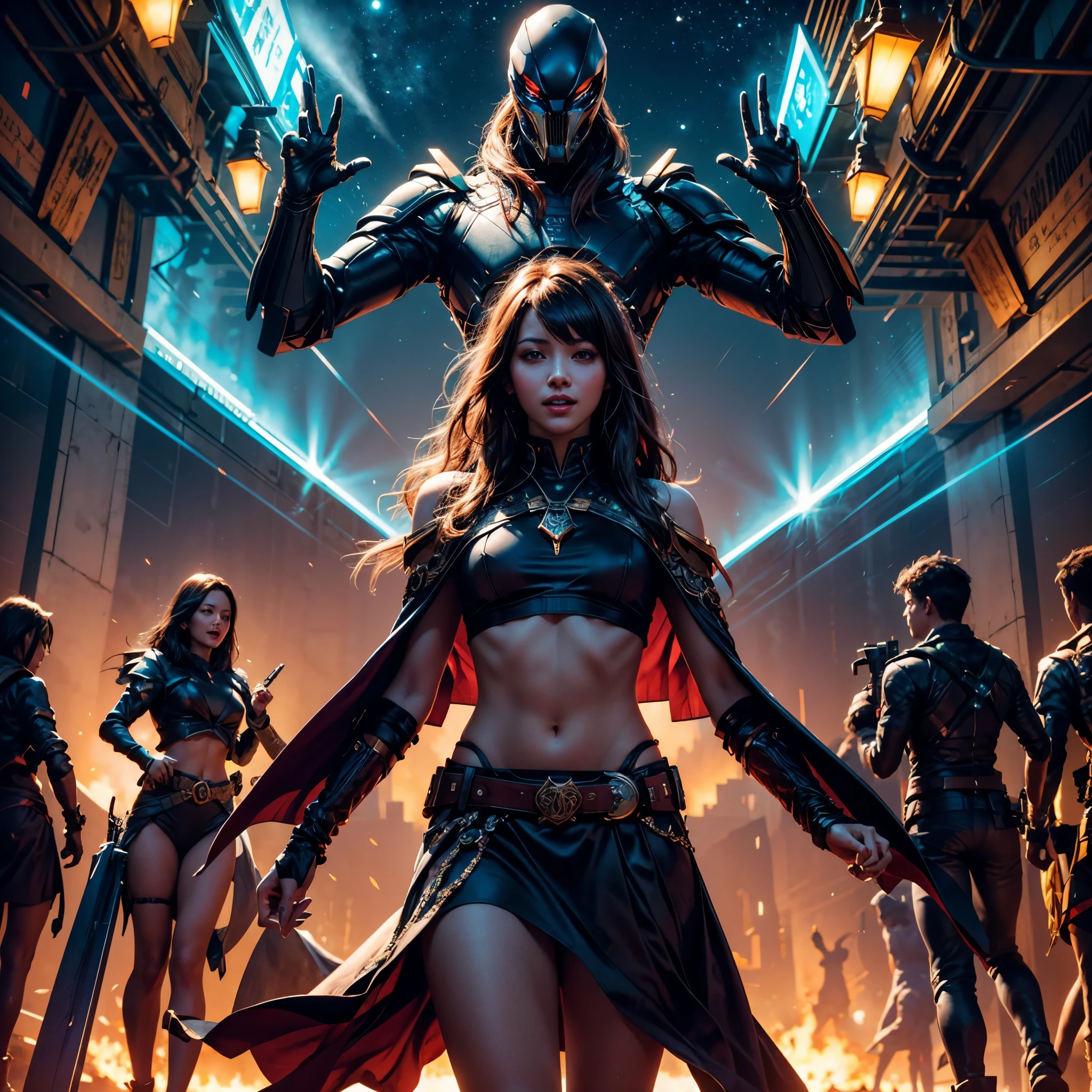 Metropole Yautja Predator (Predator`s Planet) radiant Nebulae stars hyper borealis starry_sky shootingstar vivid sunset panoramic sunrise epic sunshine (Predator from the movie) wearing heavy sexy armor's outfit leather, Predator riding a horse palefroi jump in the sky around Burning_Bush deep path equirectangular "Predator" Predator`s_City Masterpiece ultra UnrealEngine5 dagger 🍦🍹❤ dazzling saturate incandescentes Vivid Will-o'-the-wisp Symmetrical (gorgeous Princess Athletic extatique Tamned Skin😘sensual Effects Cheekbones Embarrassed redderer ultra_beautiful_eyes dark black lazulis turquoises saphirs👩mouth open tongue teeth obvious smile howling🎀👗⚜👒Floating Jacket Cape Shoulders-Off Shirt Lace Clavicles White Papillotes embroidered satin red thick leather breasts felt skirt matching ample swinging spinel navel waist cadena belt reveal heart padlock bristles scarlet pubis-hairy indigo silk snap garters thighs legs👡💅)🎪🎢🎡🎠 Cinematic_sunLight meticulously intricate ultra_high-details ultra_high-def ultra_high-res ultra_Photo-realistic ultra_high-quality ultra_sharpness focus accurate max perfection reflex extreme improved Octane-rendered opengl-shaders glsl-shader UHD XT3 DSLR HDR romm rgb pbr analogique color-coded shading 3DCG fxaa global illumination cgi vfx sfx fkaa txaa rtx ssao post-processing post-production cell-shading augmented tone-mapping sundrop contre-jours optimal onyx luminescence volumetric lighting contrast lightning floraison summon creature fleuraison incandescentes inox opal invocation monster beholder strange transparent graduated chrome Cristalline reflection population silver agate heart hearth Earth varied multi etc. --v 6 --s 1000 --c 20 --q 20 --chaos 100