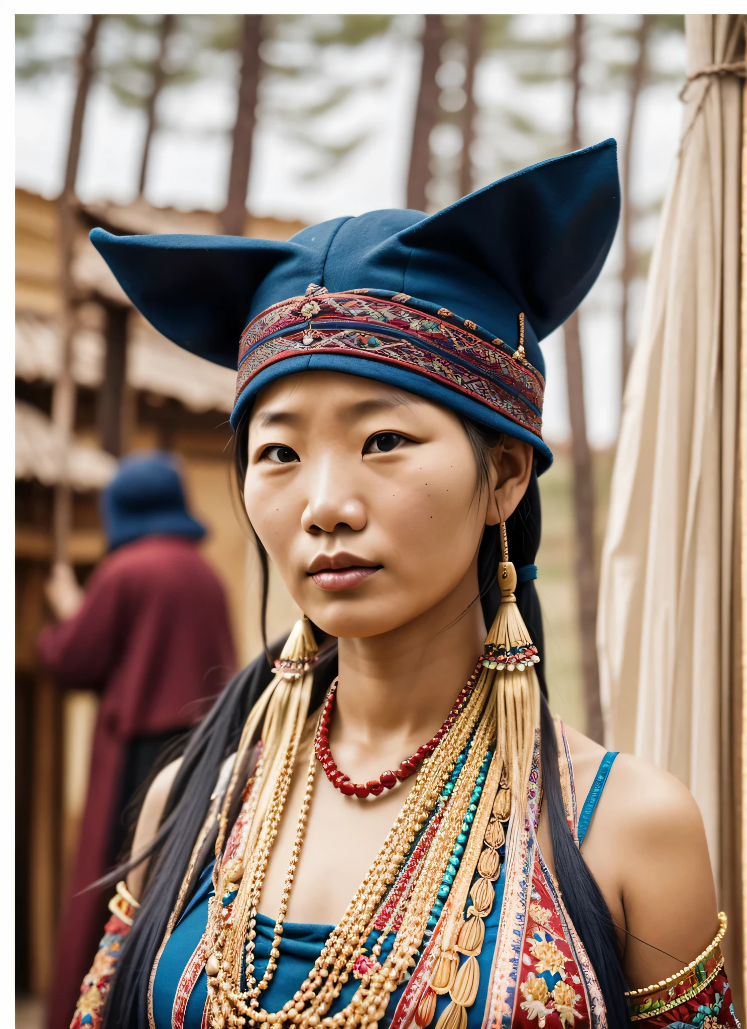 mongolian woman