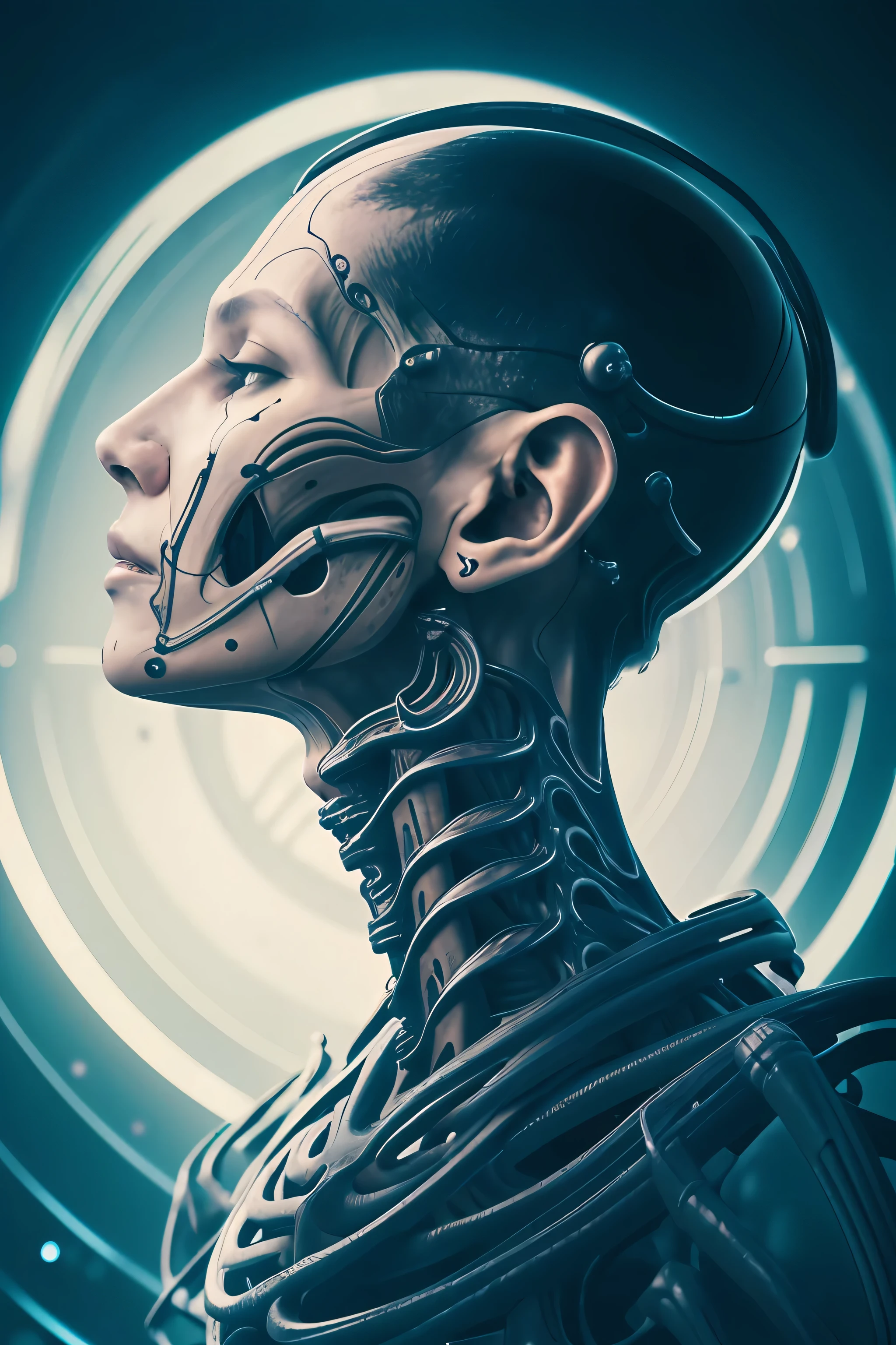 Jane_does not exist, (skulls :0.3) ,(Blood Vessels Attached to Tubes),(biomechanical vertebra fixed to the thorax),((biomechanical cervical fixation to the neck))
((obra de arte),(melhor qualidade),(ultra-detalhado),
Fantasia, Science fiction, Horror, ((vista lateral)), alien
Realistic, hnsrdlf style intricate biomechanical detail
obra de arte, foto premiada, analog style, Sala escura, luz difusa