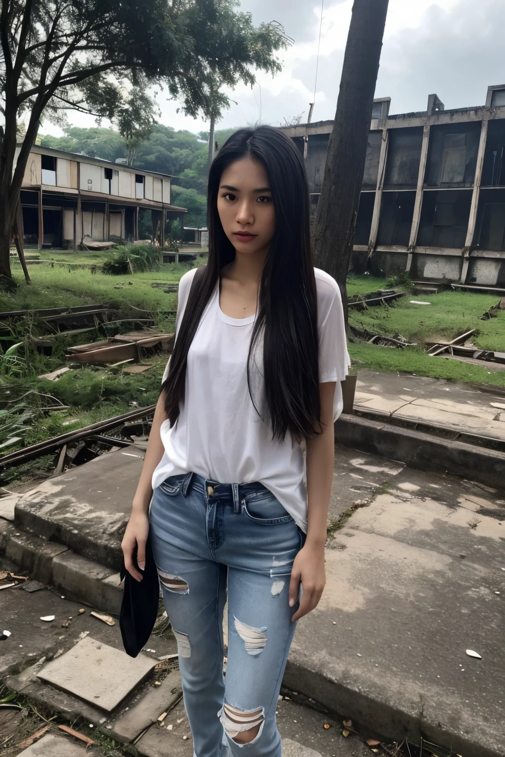 light skinned, Women around 19 years old, Natural blond hair, characteristic blue eyes,, red sexy dress with high heels, slender and graceful,,, Beautiful, Sunset sky, Ultra Sharp Focus, realistic shot, On the roof, outdoors, city view, charming photo, slightly uncertain, unclean, (fall), cloudy, sky, clouds, evening, twilight, leaning against a concrete wall, a girl of phenomenal beauty.