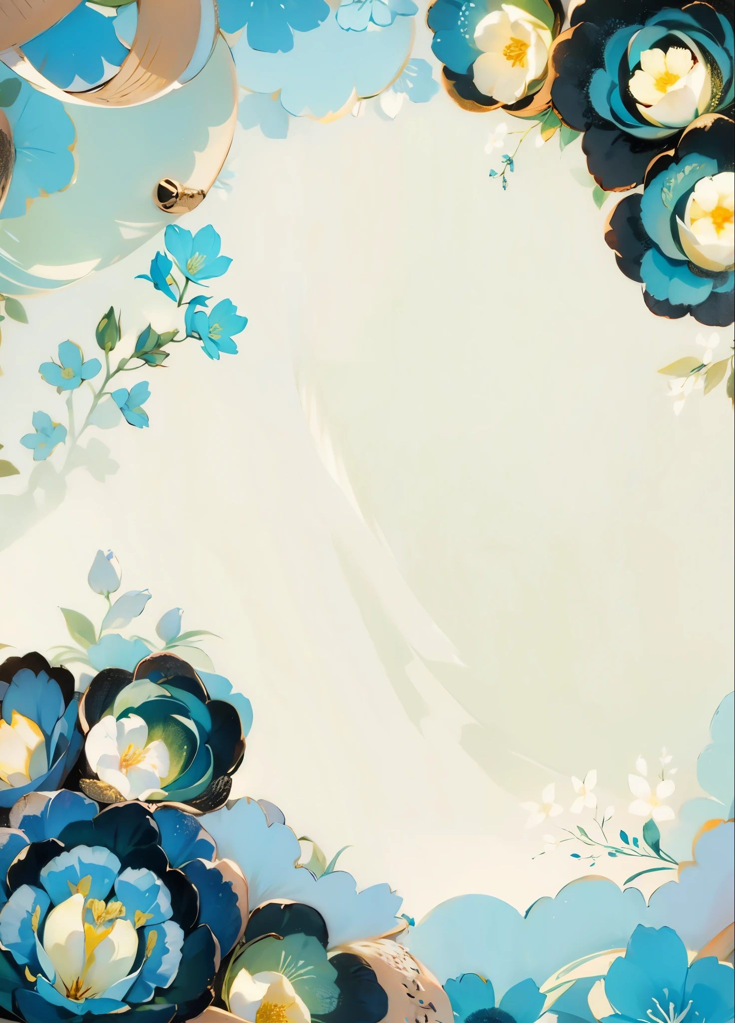 Background image,flowers,masterpiece,light color scheme,extremely high detail