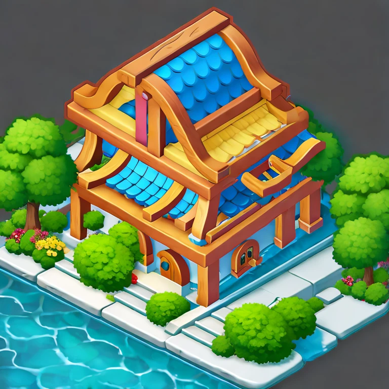 (masterpiece, best quality:1.2), house, solo