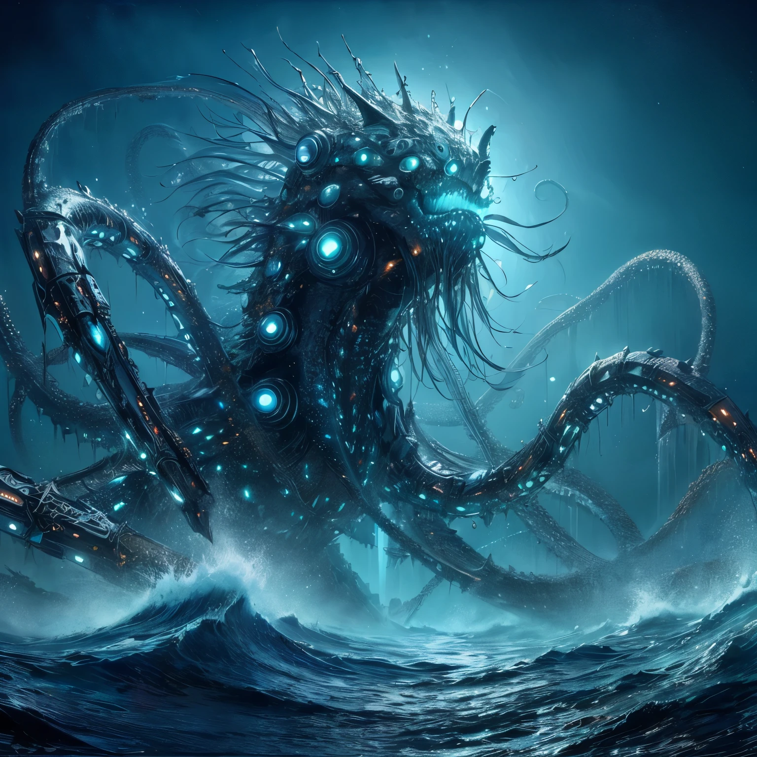 Leviathan, a sea serpent noted in theology and mythology