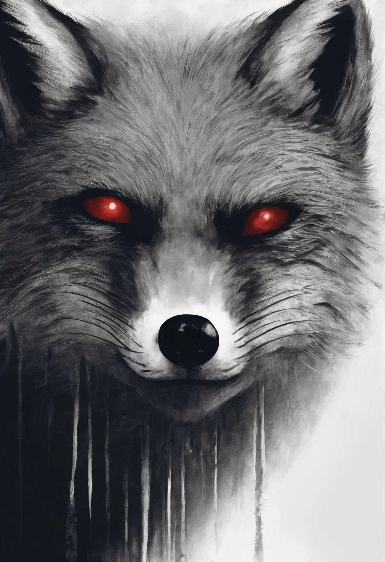 Bloody Arctic fox is with you