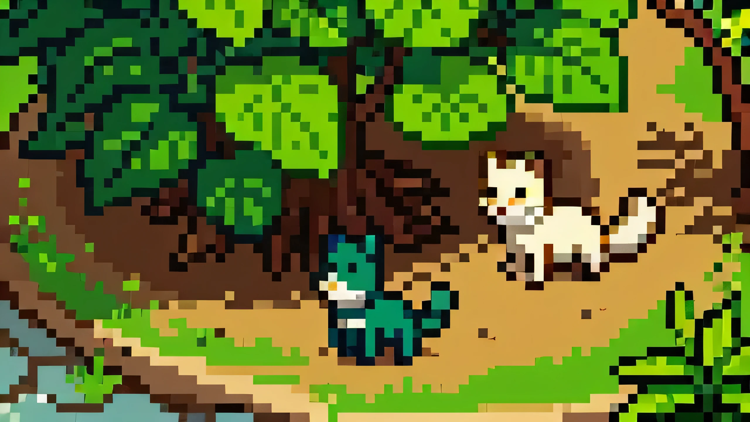 (arte de pixel), (melhor qualidade), (obra de arte), jardim, Vidros Vegetais, vasos de plantas, Gatos, plantas, flor, luz do sol.
