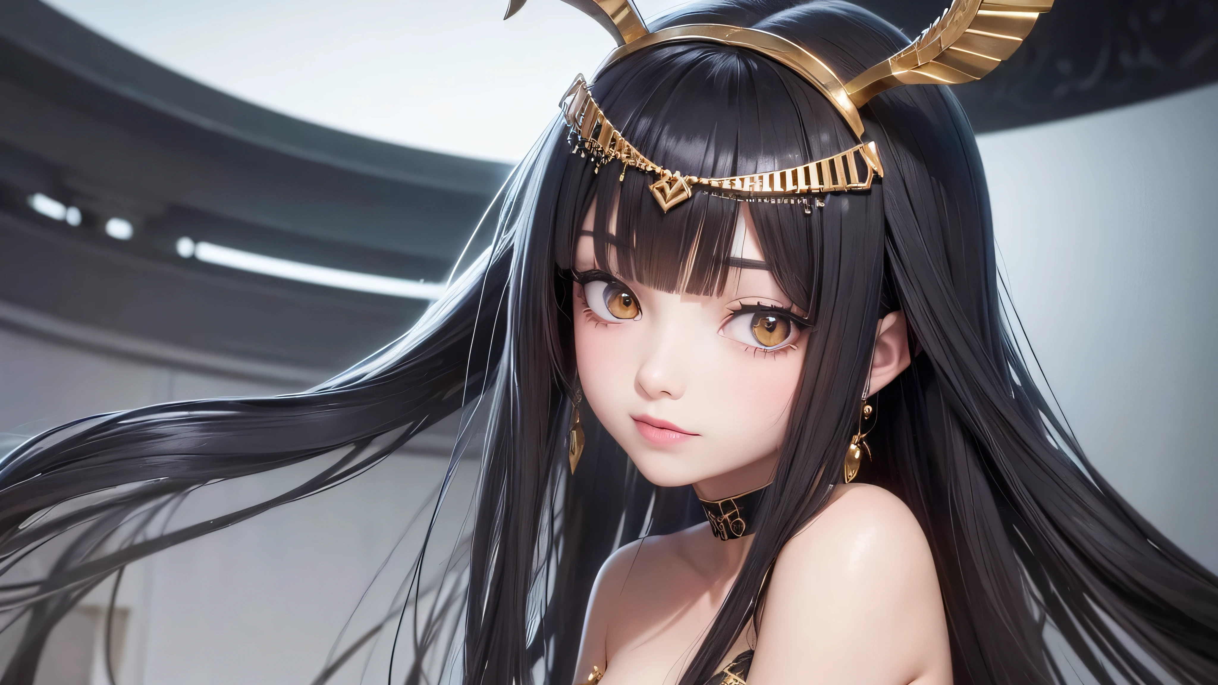 (((realista))) 5D Canon, obra-prima, max quality, 4k, 8k, 16k, ultra high-resolution, foto olhando para frente em hdr, sharp focus, Hiper realista, Textura realista, rosto intrincado, olhos intrincados, Alto contraste,, egícia, ????????? ao lado de hades e ??????, mulher bonita (fundo bonito e claro:1.2),, olhos altamente detalhados , roupas da epoca egipcia no estilo anime , cabelos ultra detalhados com um leve efeito de brilho , olhos, boca, e nariz com super detalhe de fidelidade , , melhor qualidade, alta qualidade, extremamente detalhado CG unidade 8k papel de parede, HDR
