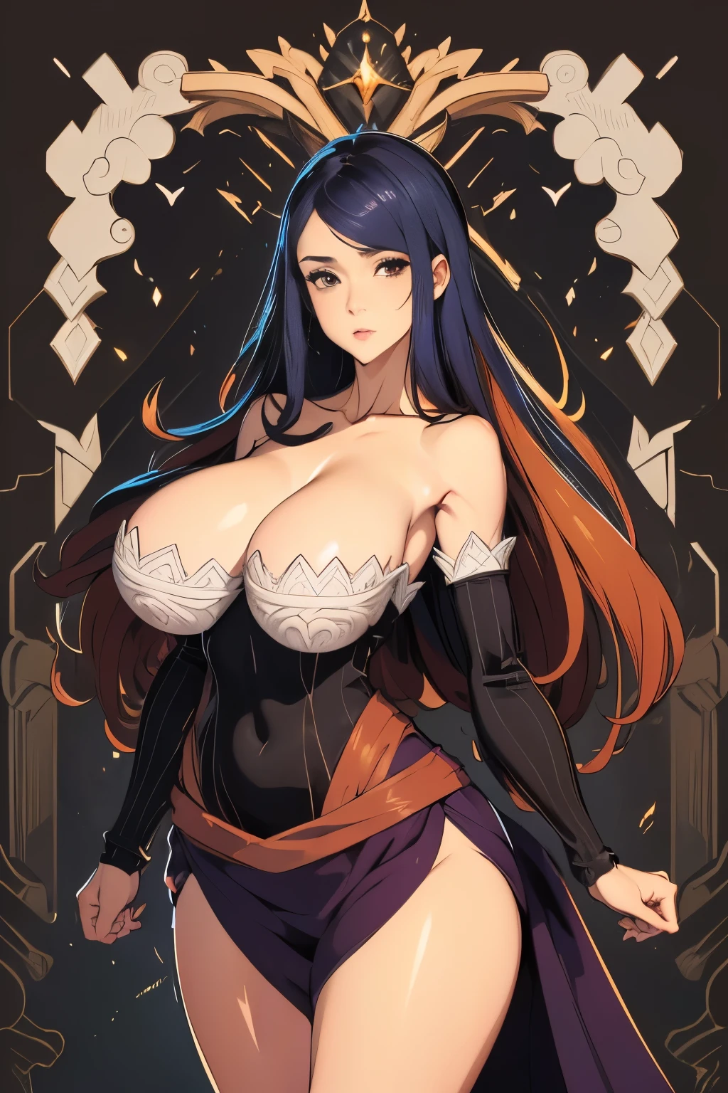 (((sorceress))) (((de dragon crown)))(mega breast)(((enormes tetas)))((8k))),((cuerpo completo))((red head)))(((Amazing tits)))caliente, hermosa,((Hornie)), 8k, salpicaduras de color, arte lineal, Fibonacci, (((al estilo de la carta del tarot)))((estilo humano hiperealista)),(((Empty dark background))). hiperrealista todo como un motor irreal trazado de rayos render estilo humano realista ,., Suavemente iluminado, Intimo exquisito detalle, sharp focus, intrincadamente detallado, rewarded photography, small-catchlight, bajo contraste, alta nitidez, facial-symmetry, profundidad de campo, cinematic background, Renderizado del motor irreal, Imagen central, dream-like, Suavemente iluminado, intimo, imagen de cuerpo completo ,cuerpo completo,((tetona)),((piernas torneadas)) perfect ass ecchi