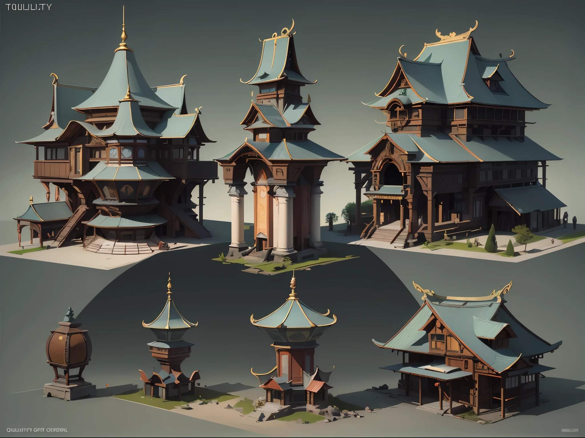 Game Academy，game icons，Ethno-style architecture，Structurally sound、high-definition details，game icons，perfect works，（The Masterpiece，Top best Quality，best qulity，officlal art，Beauty and aesthetics：1.2），（8K，best qulity，The Masterpiece：1.2）